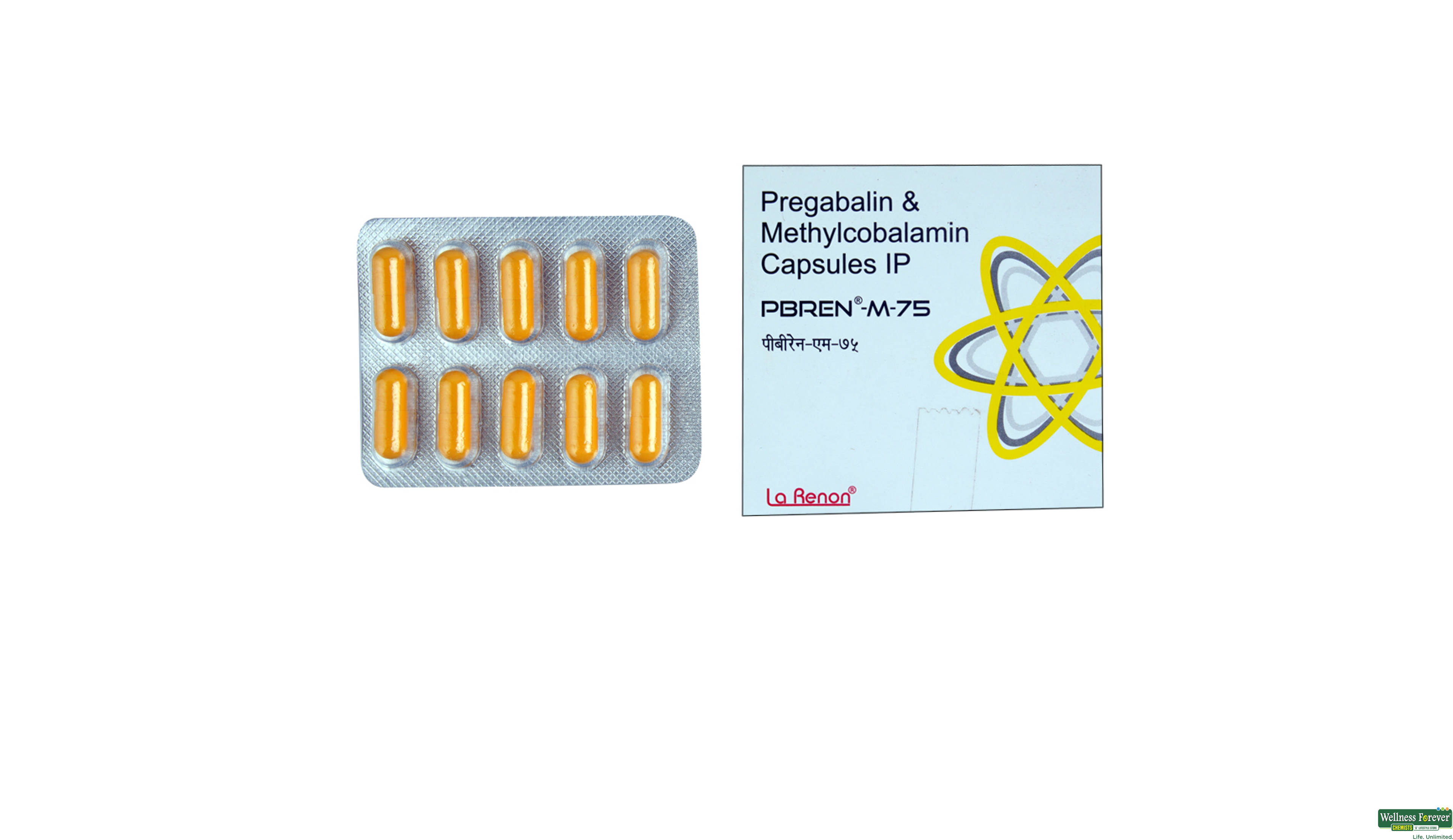 PBREN-M 75MG 10CAP- 1, 10CAP, 