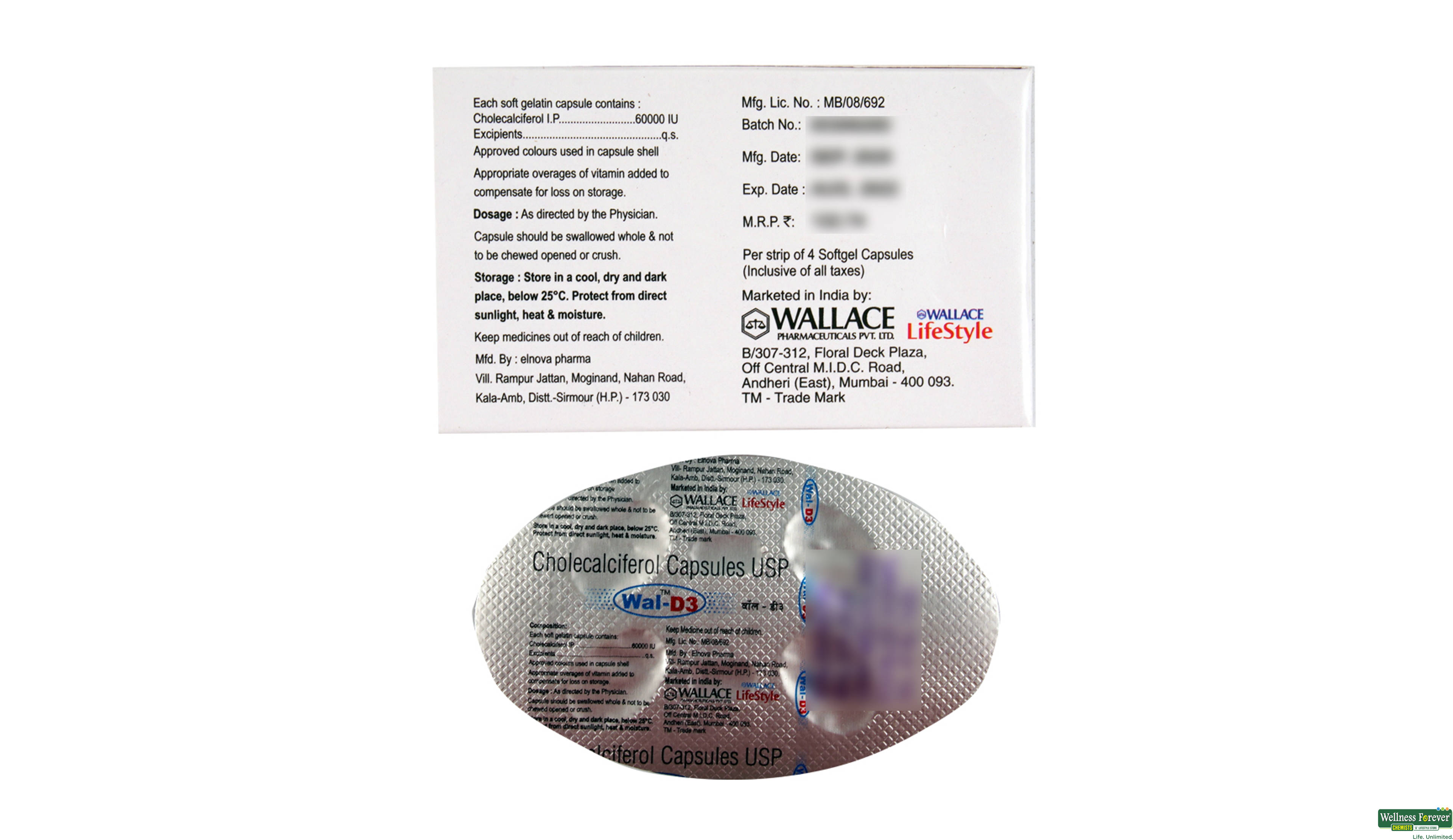 WAL-D3 4CAP- 2, 4CAP, 