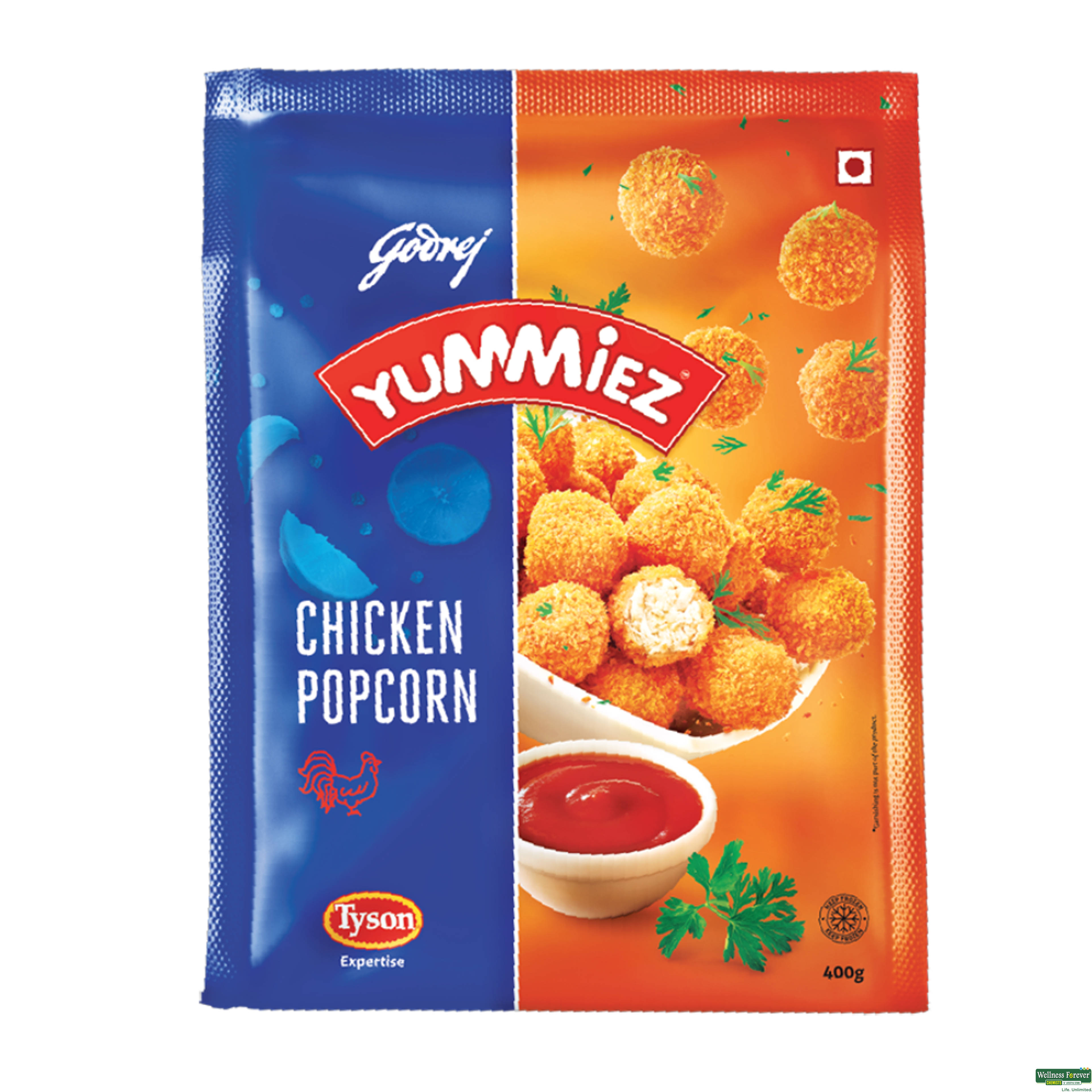 Yummiez Chicken Popcorn 400Gm-image