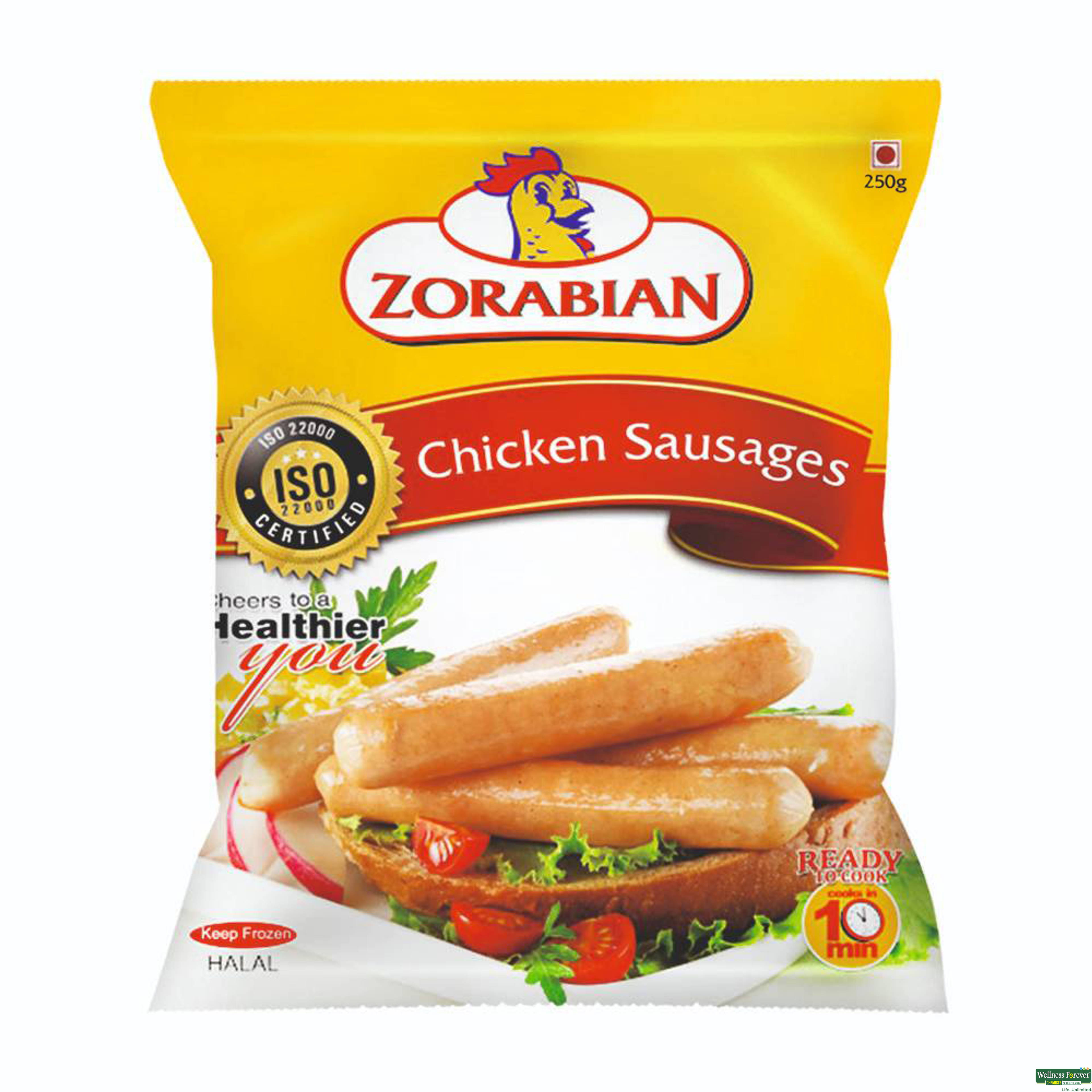 Zorabian Chicken Cocktail Sausages, 250 g-image