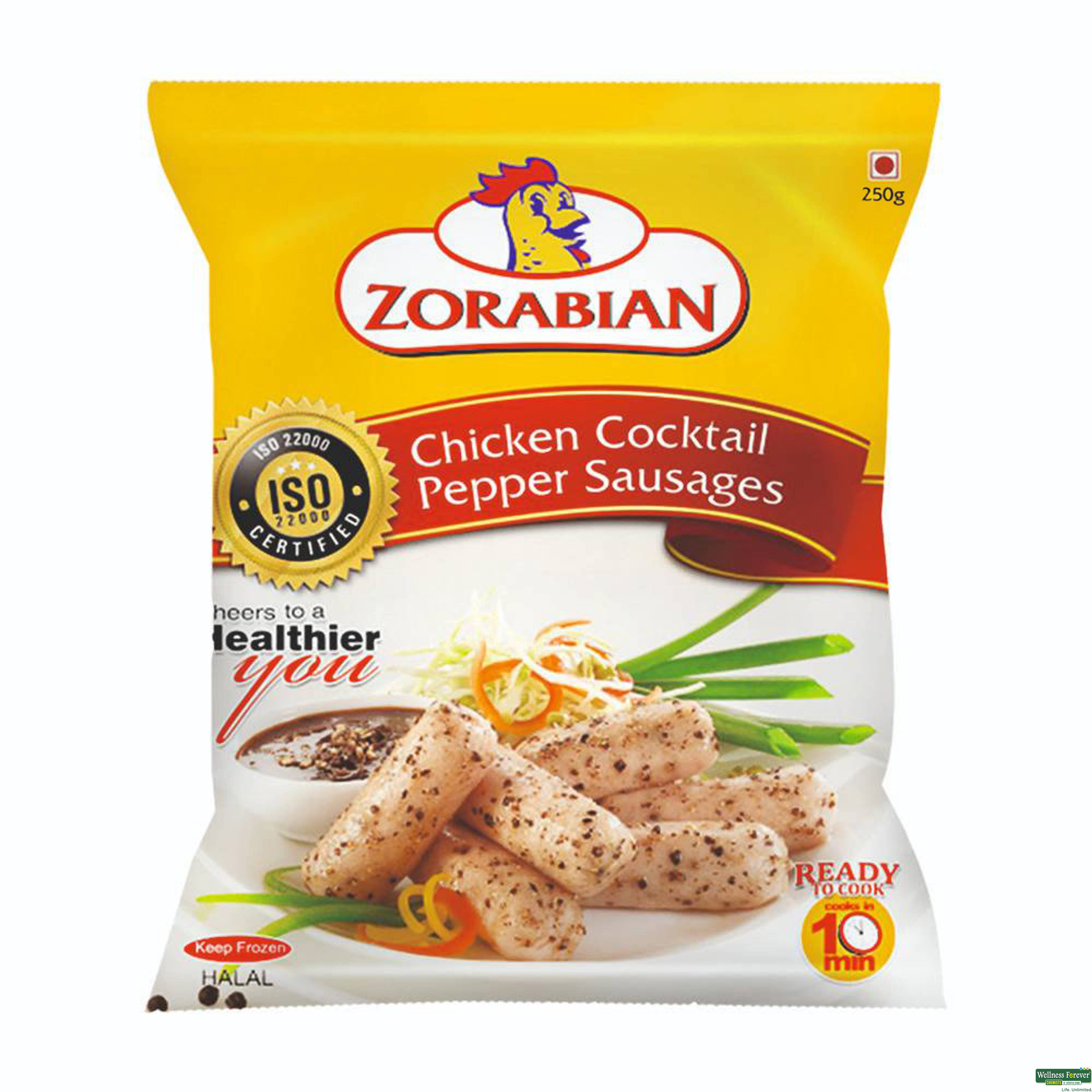 Zorabian Chicken Cocktail Pepper Sausages, 250 g-image