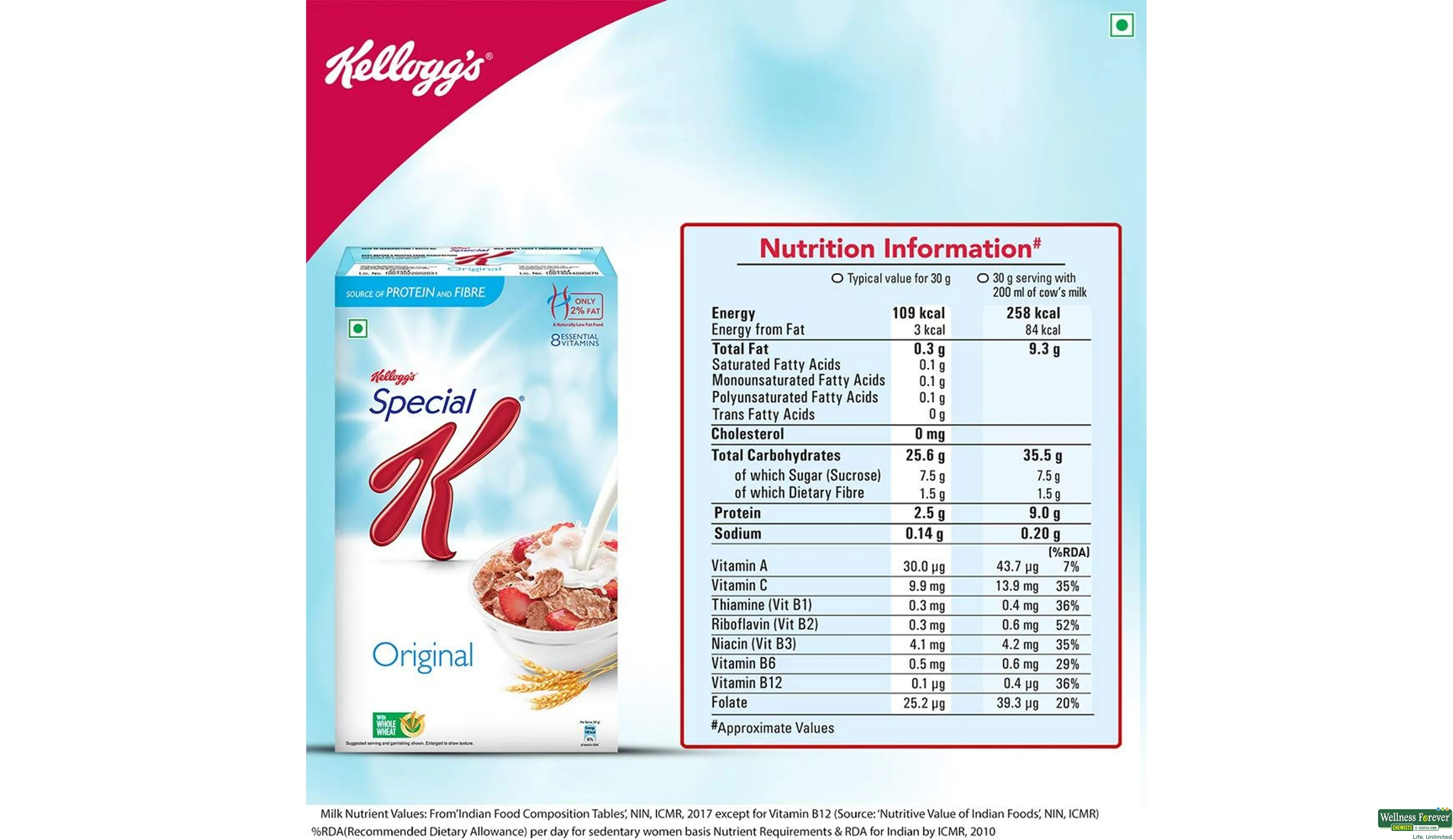 Kellogg's Special K Original 30 g Online at Best Price