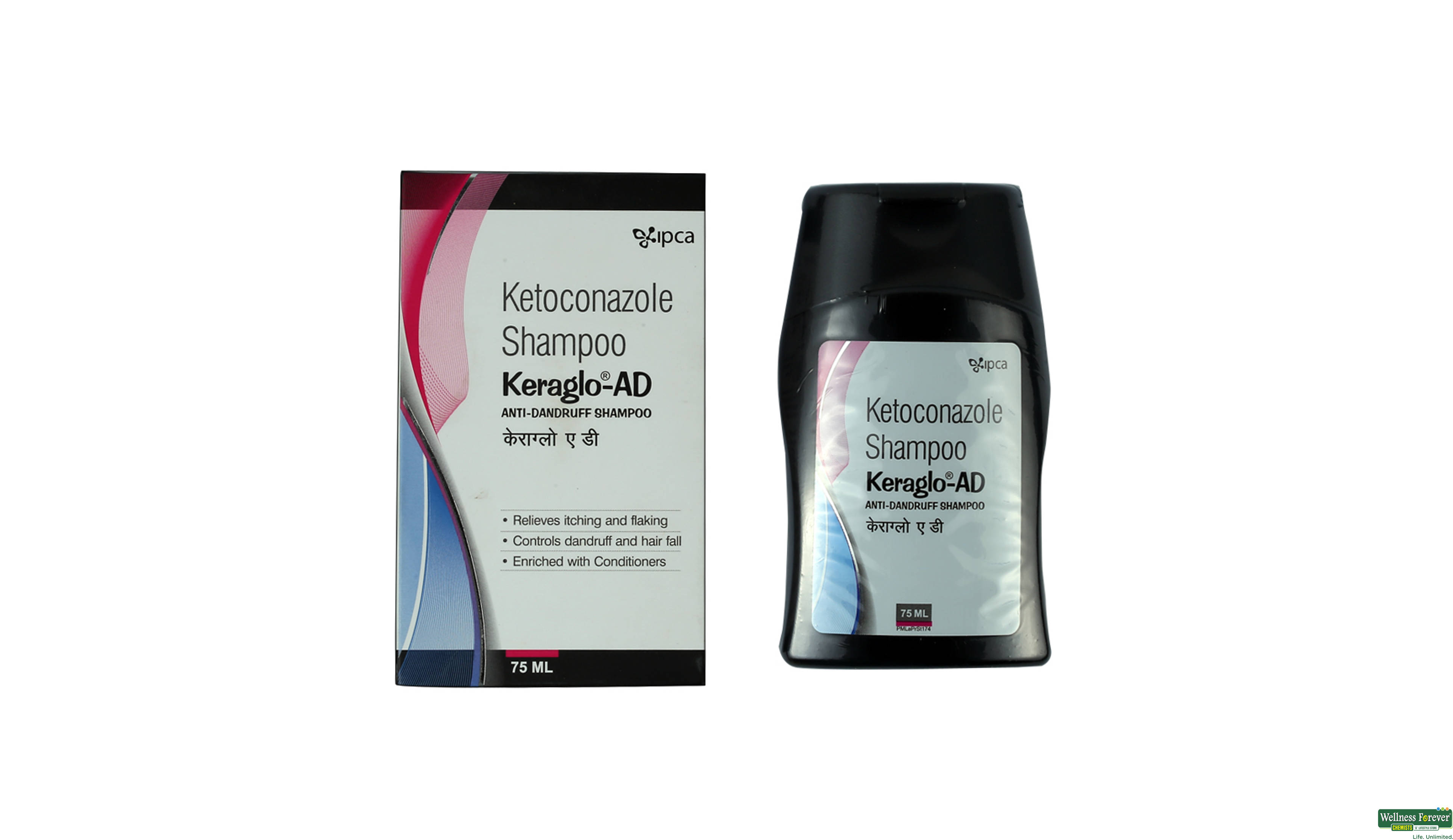 KERAGLO-AD SHMP 75ML- 1, 75ML, 