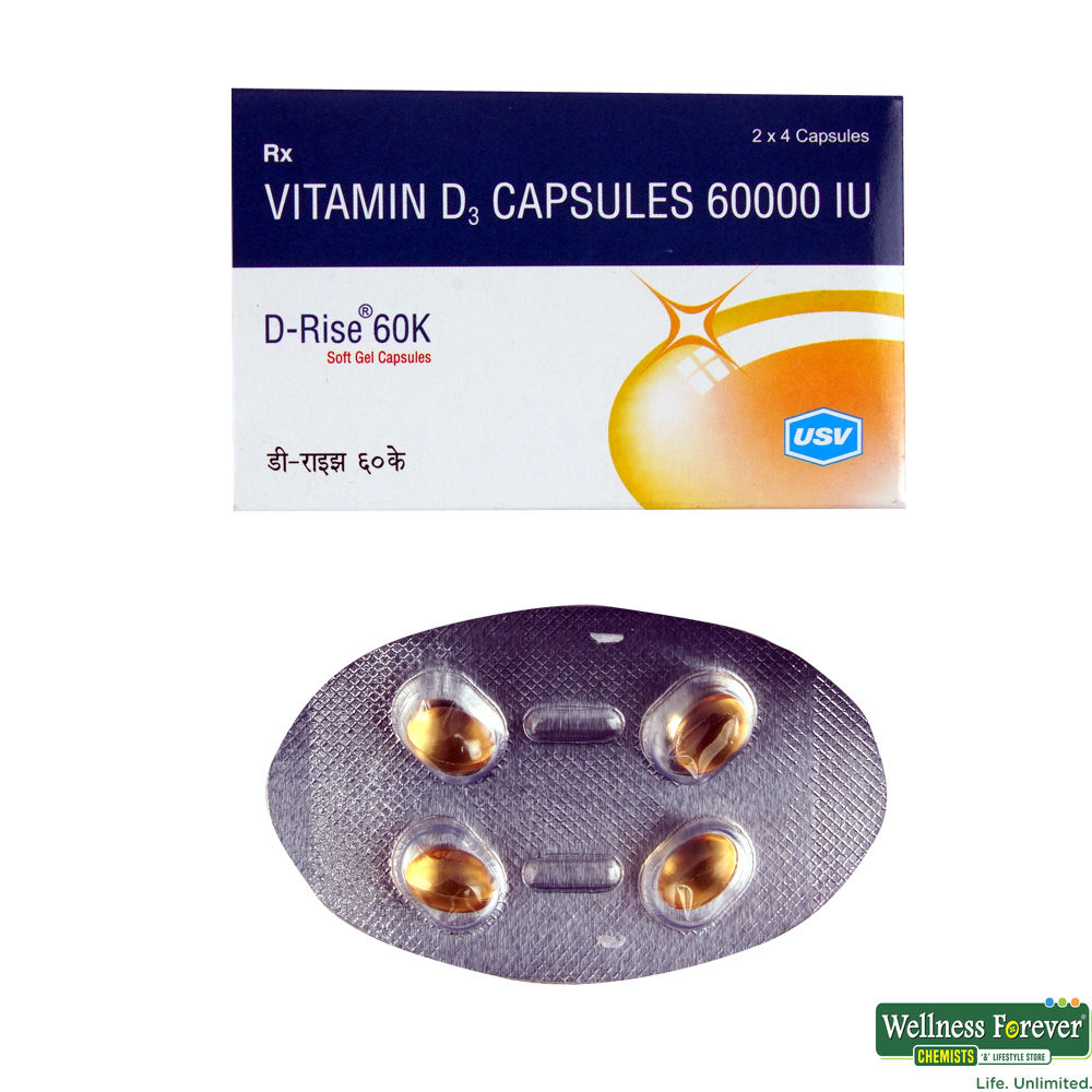 36 D 60K Softgel Capsule, Uses, Side Effects, Price