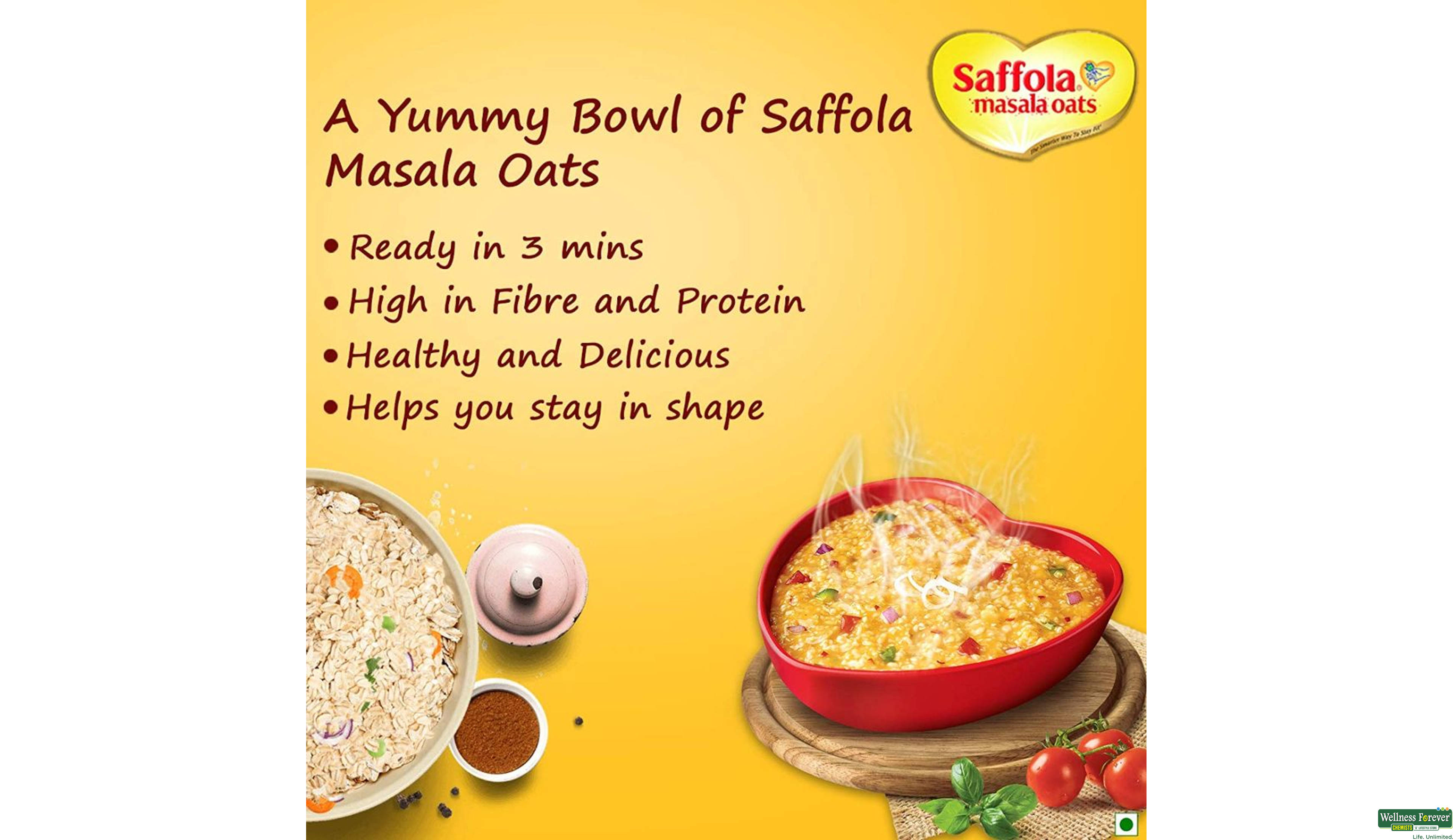 SAFFOLA OATS MASALA CLASSIC 39GM- 2, 39GM, 