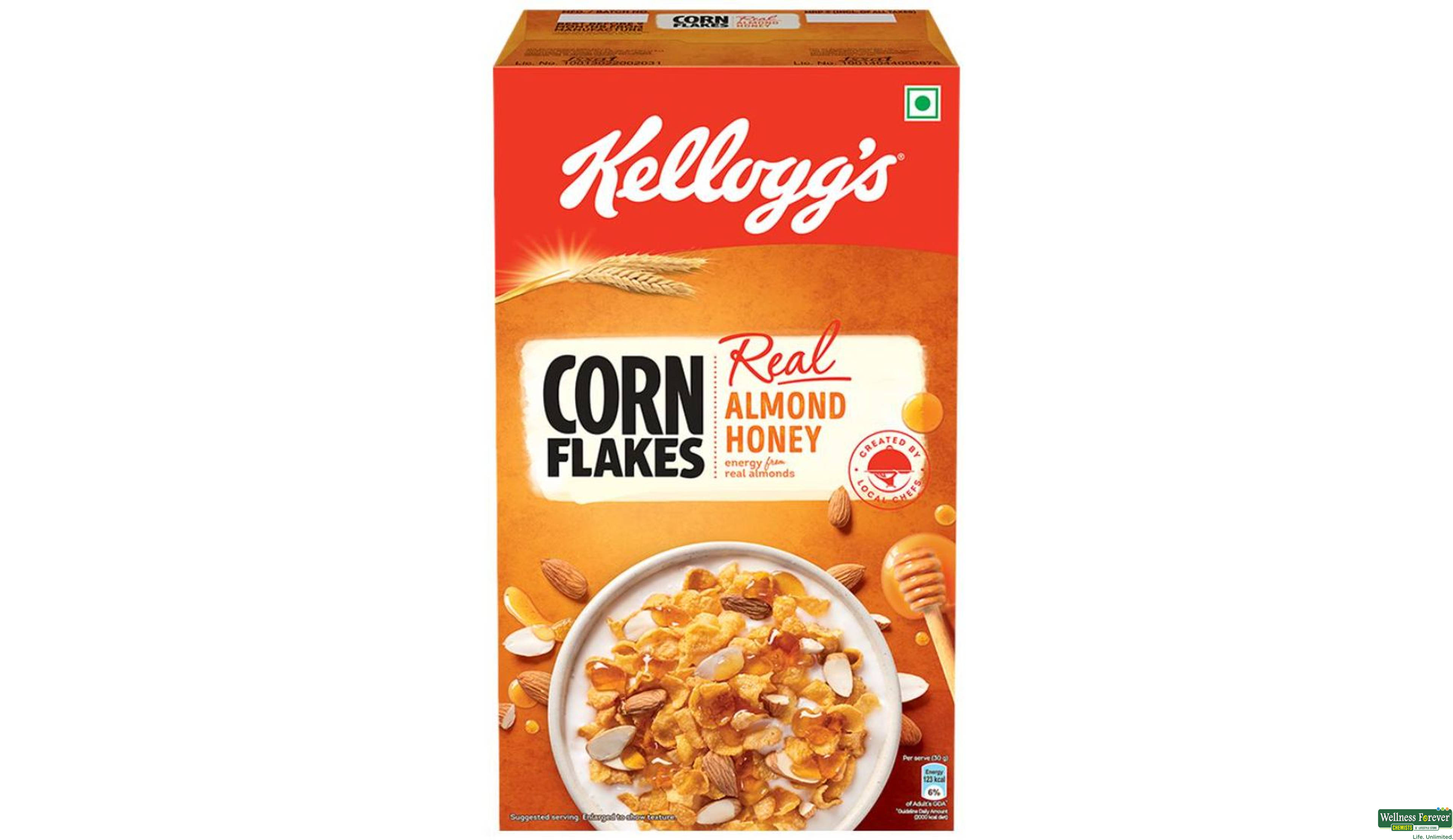 KELL CORNFLAKES ALMOND HONEY 650GM- 1, 650GM, 