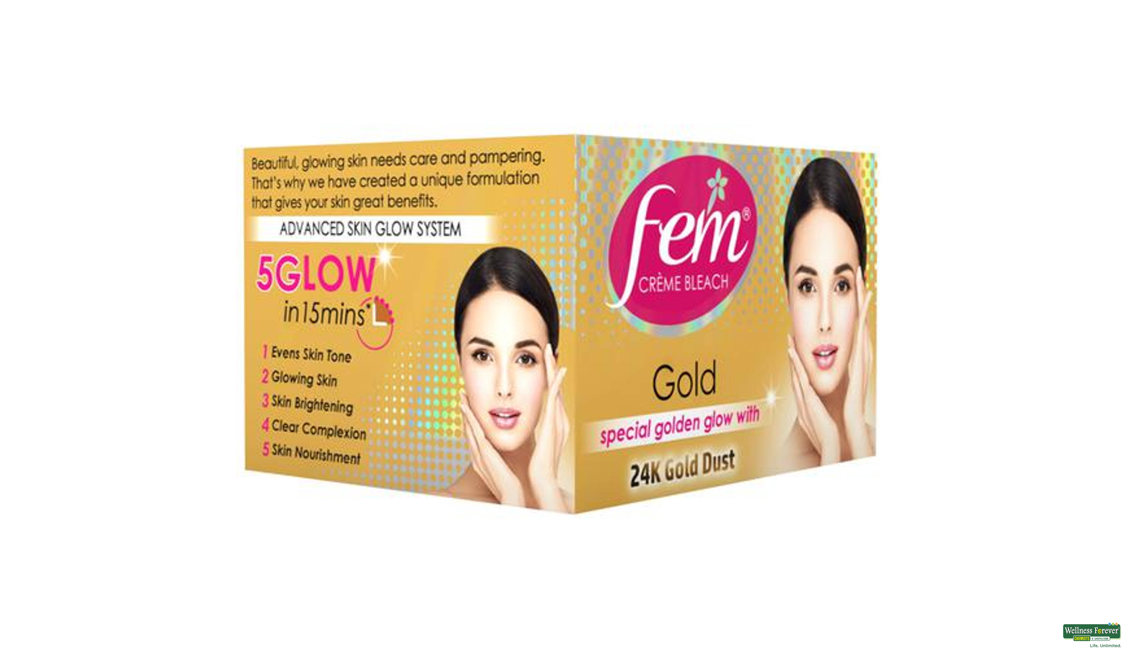 FEM BLEACH GOLD 64GM- 2, 64GM, 