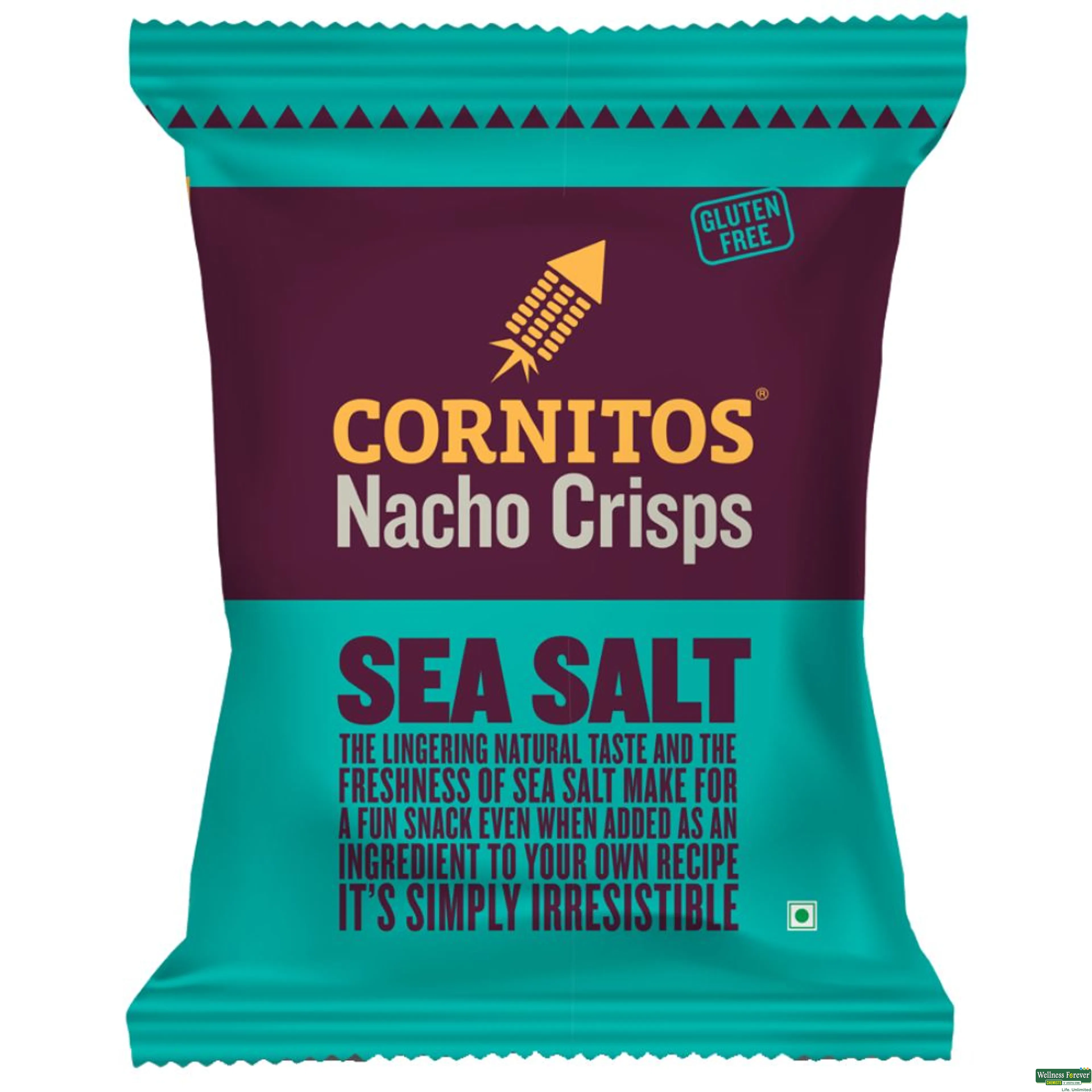 CORNITOS NACHO CHIPS SEA SALT 150GM-image