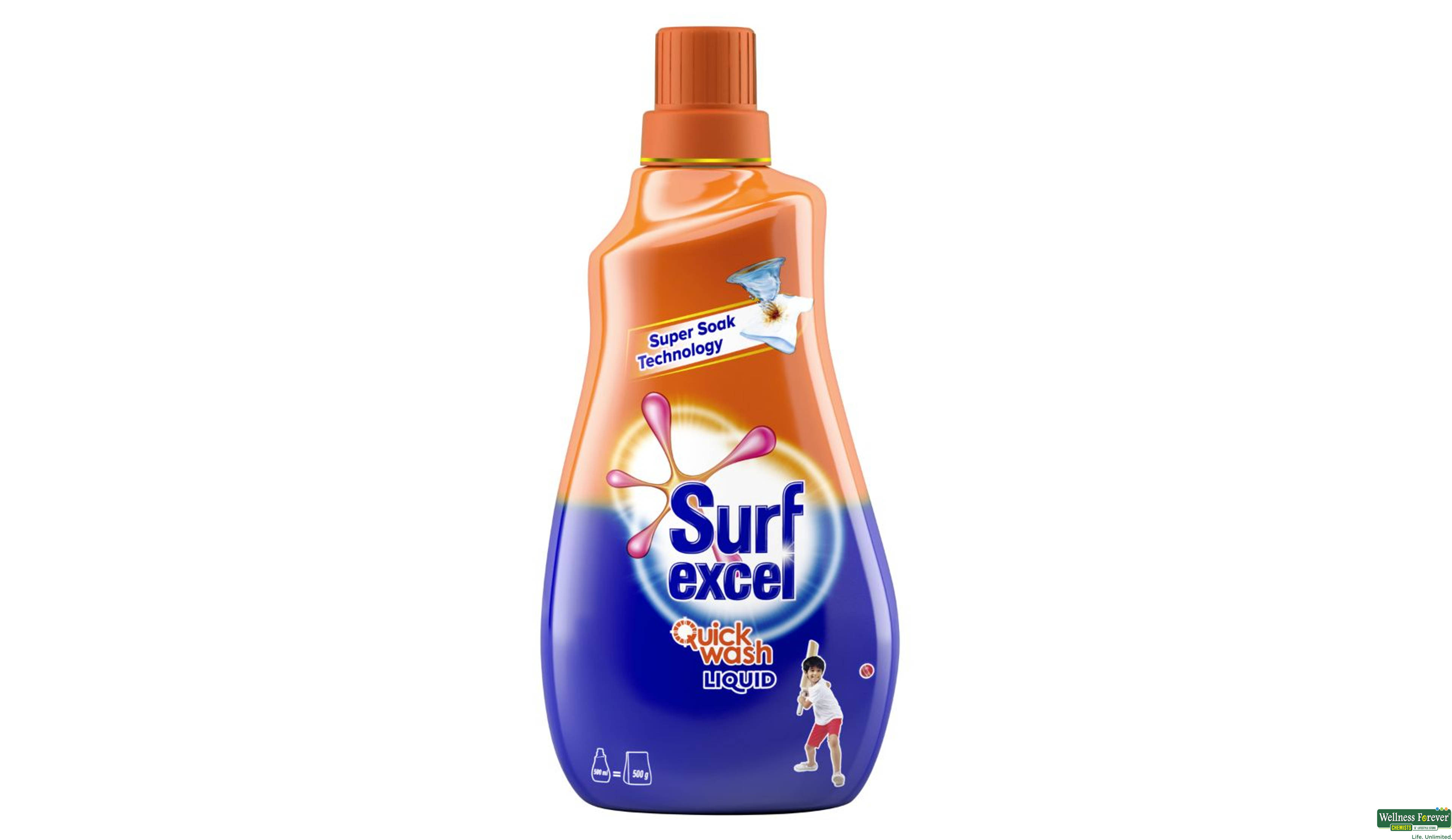 SURF LIQ DETERGENT 500ML- 1, 500ML, 