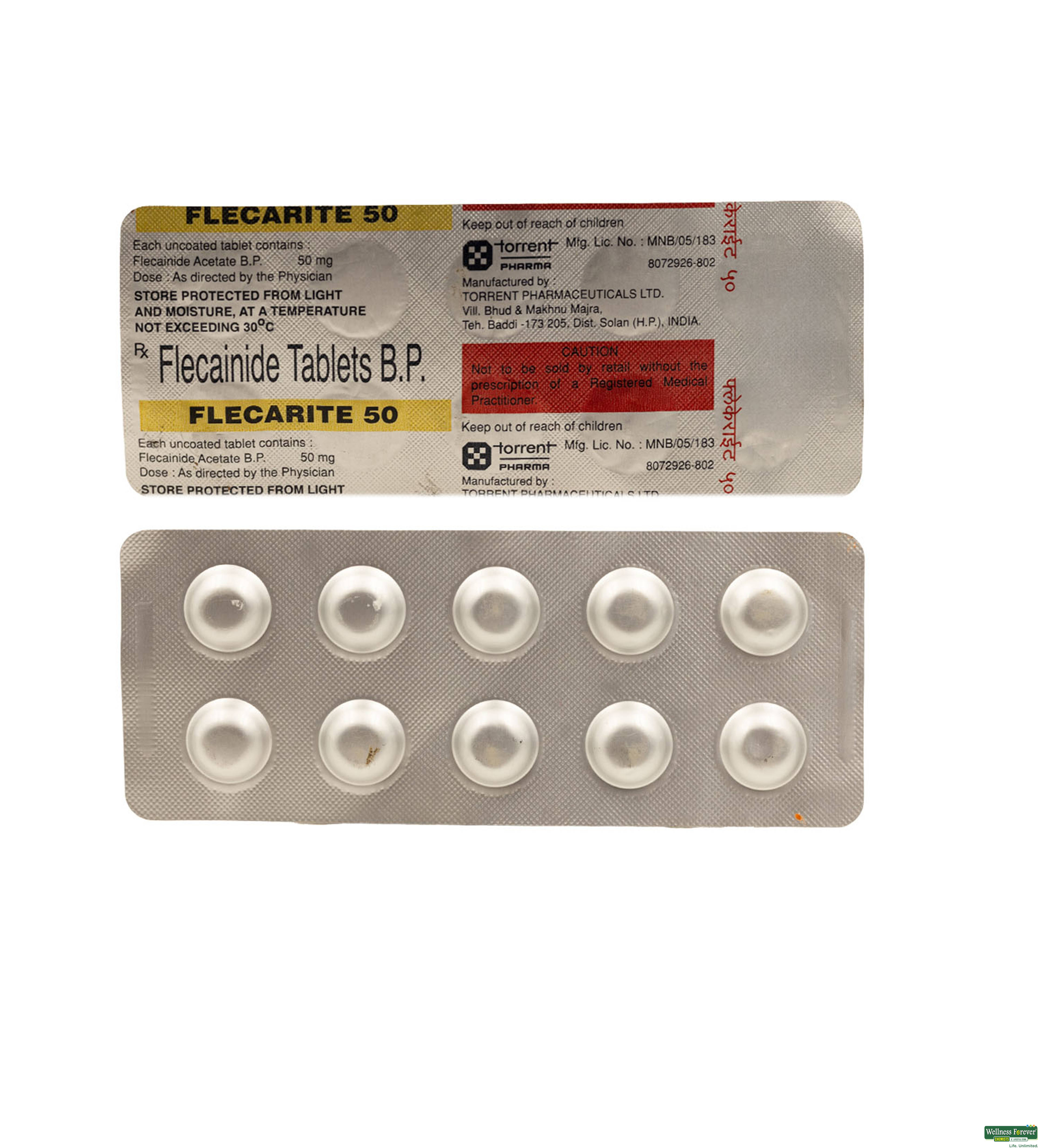 FLECARITE 50MG 10TAB-image
