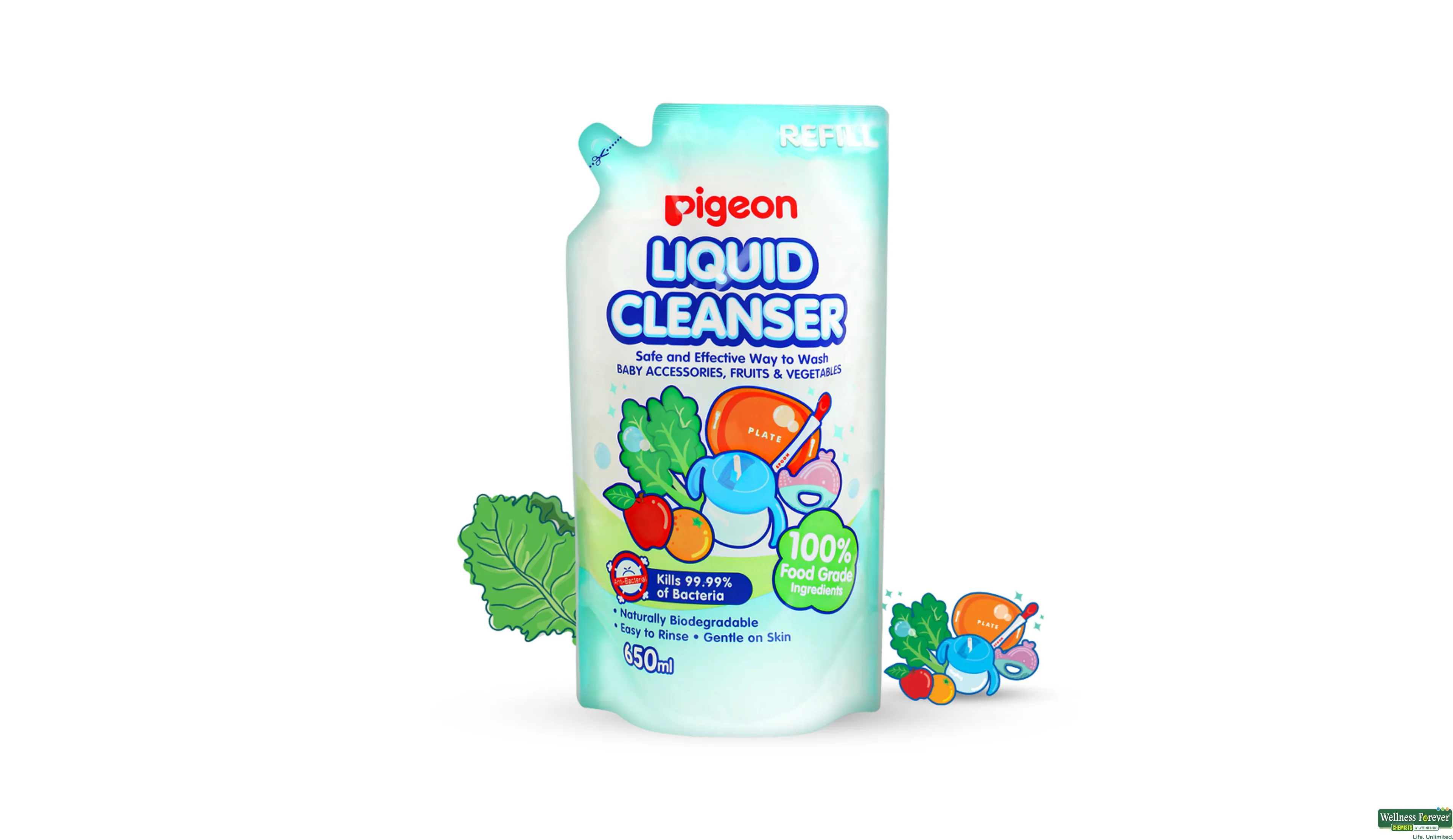 Vegetable liquid cleanser clearance