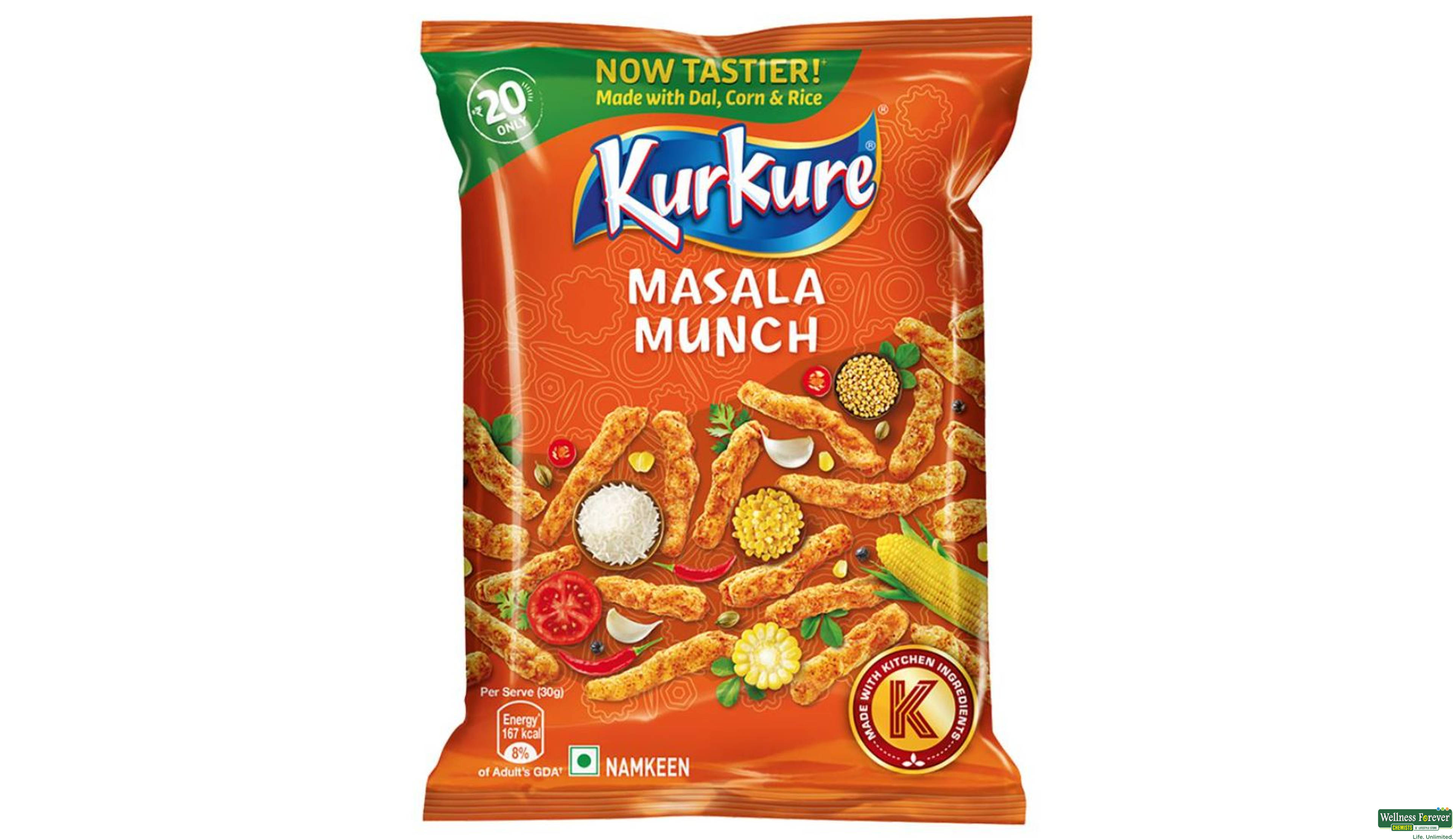 KURKURE MASALA MUNCH 100G/94G- 1, 94GM, 