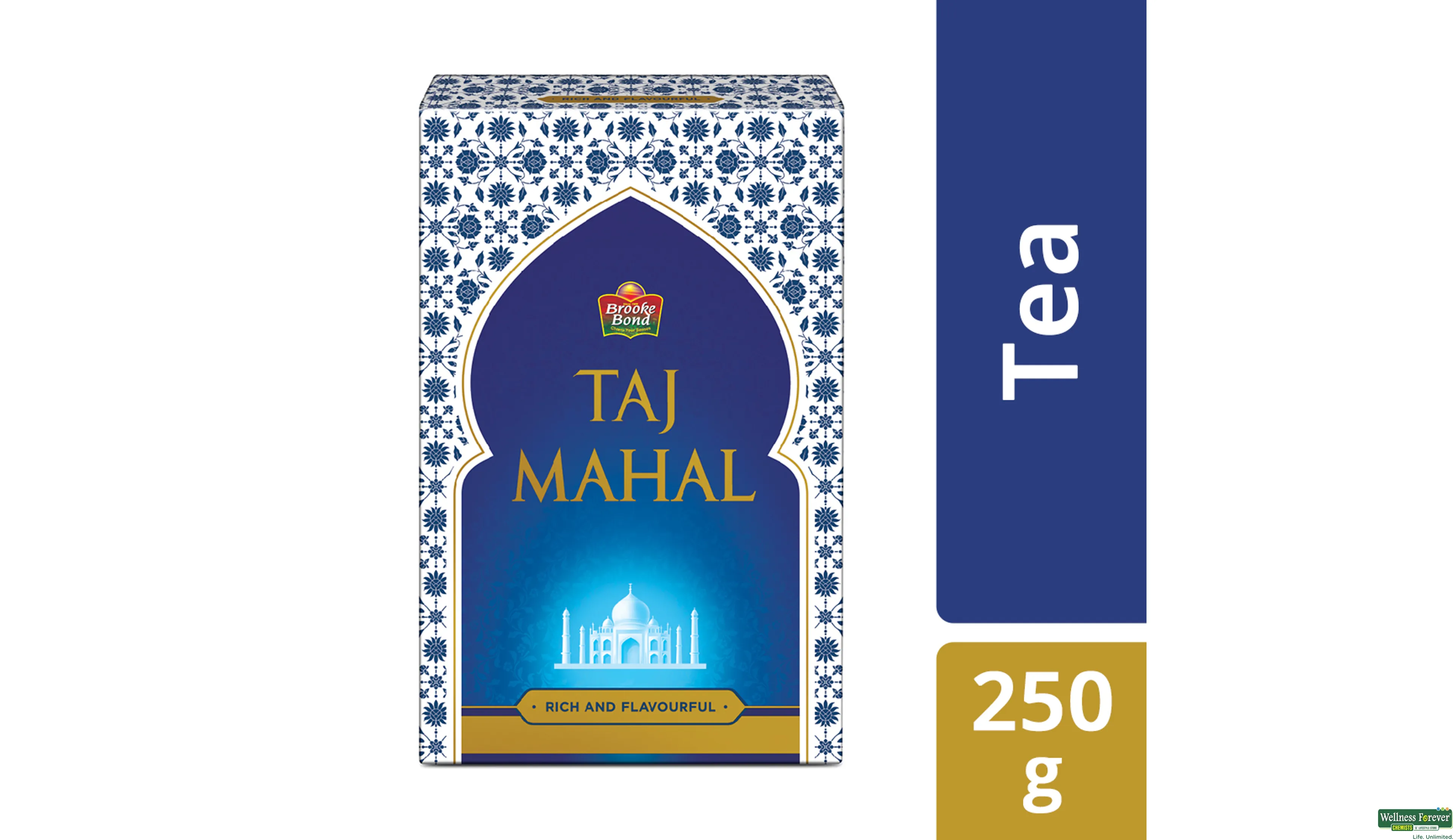 BRO TEA TAJ MAHAL STRENGTH FLVR 250GM- 1, 250GM, 