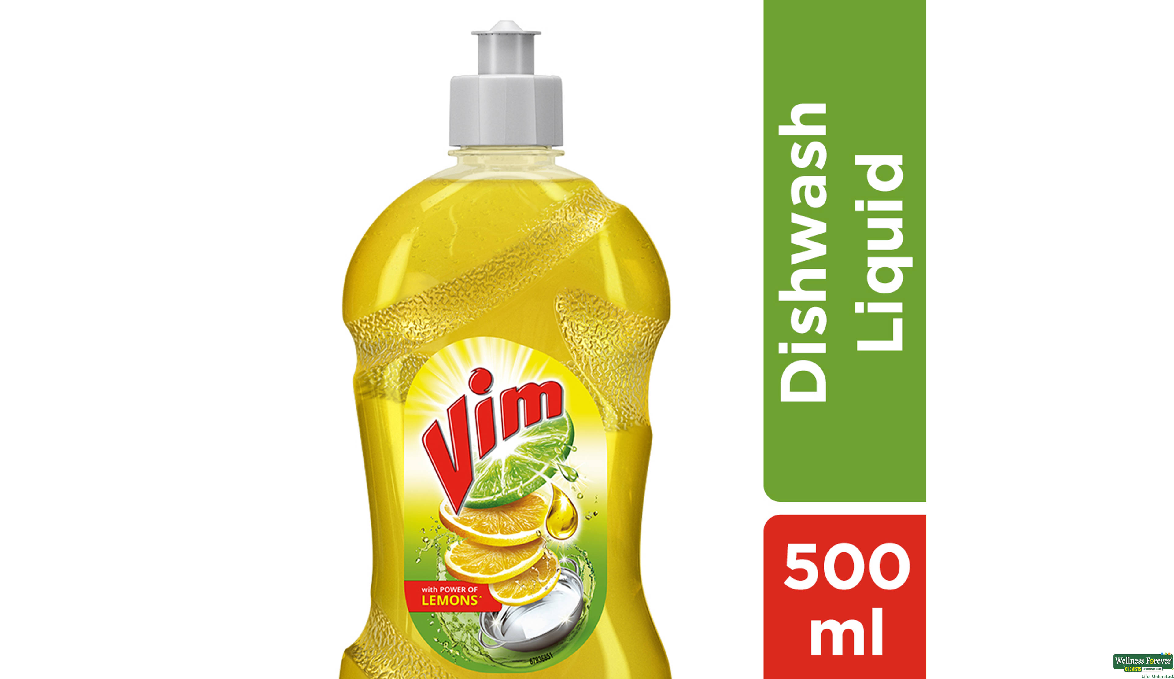VIM DROP LIQ DOU/POW LEMON BOTT 500ML- 1, 500ML, null