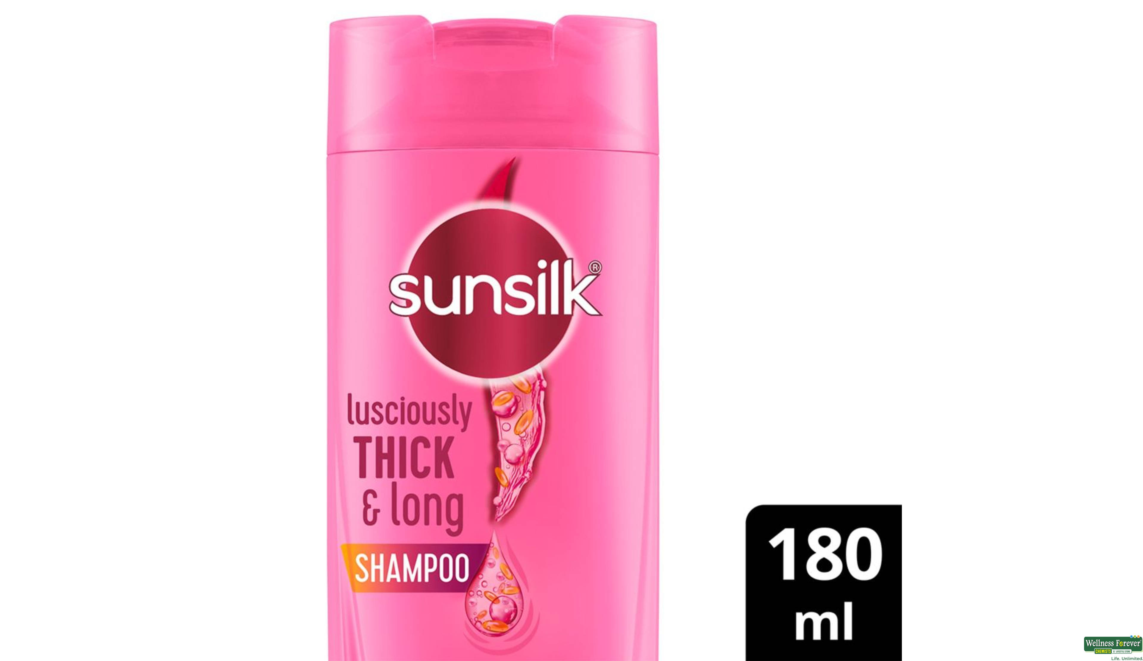 SUNSILK SHMP LUSCIOUSLY THICK LONG 180ML- 1, 180ML, null
