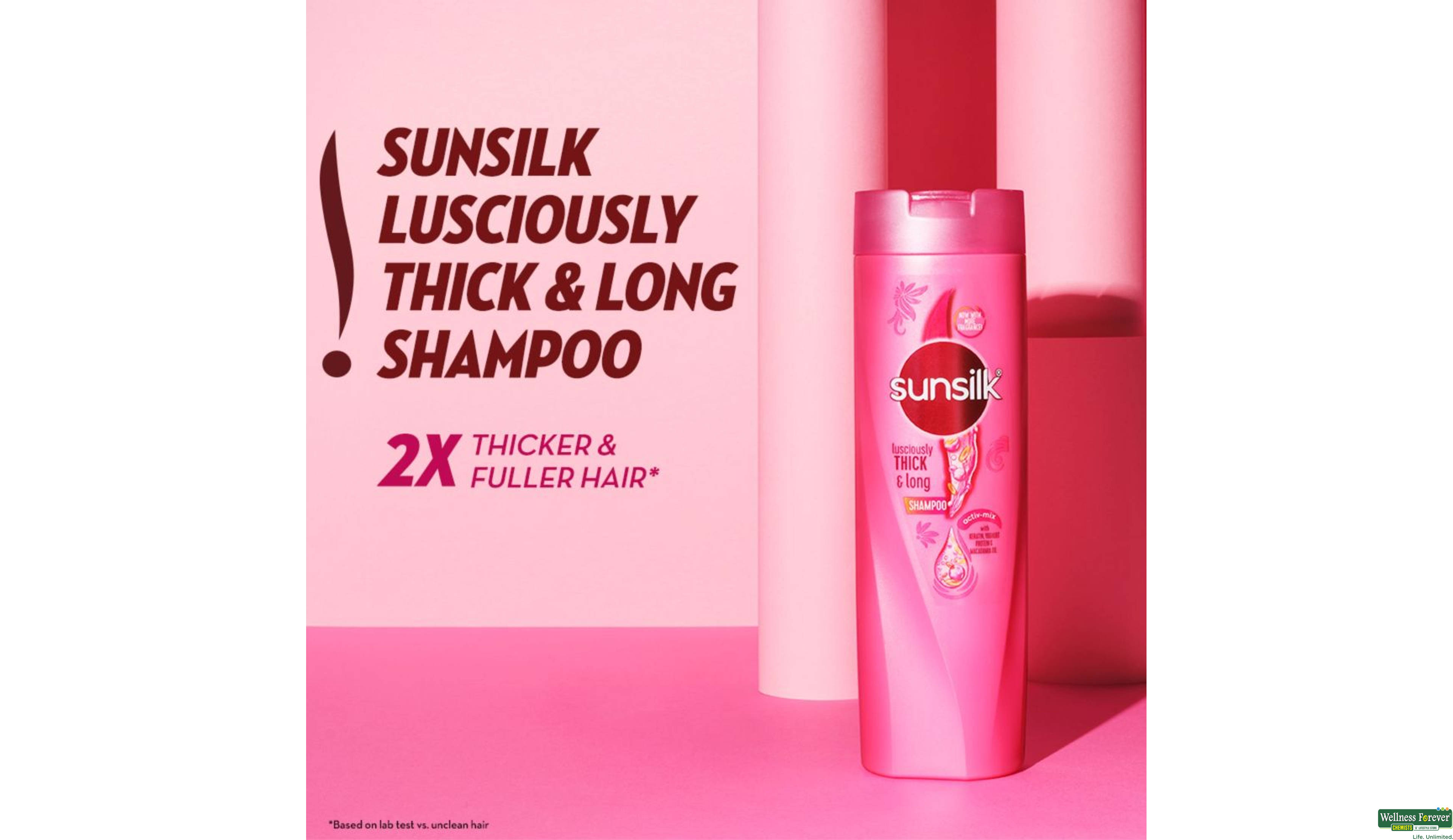 SUNSILK SHMP LUSCIOUSLY THICK LONG 180ML- 4, 180ML, null