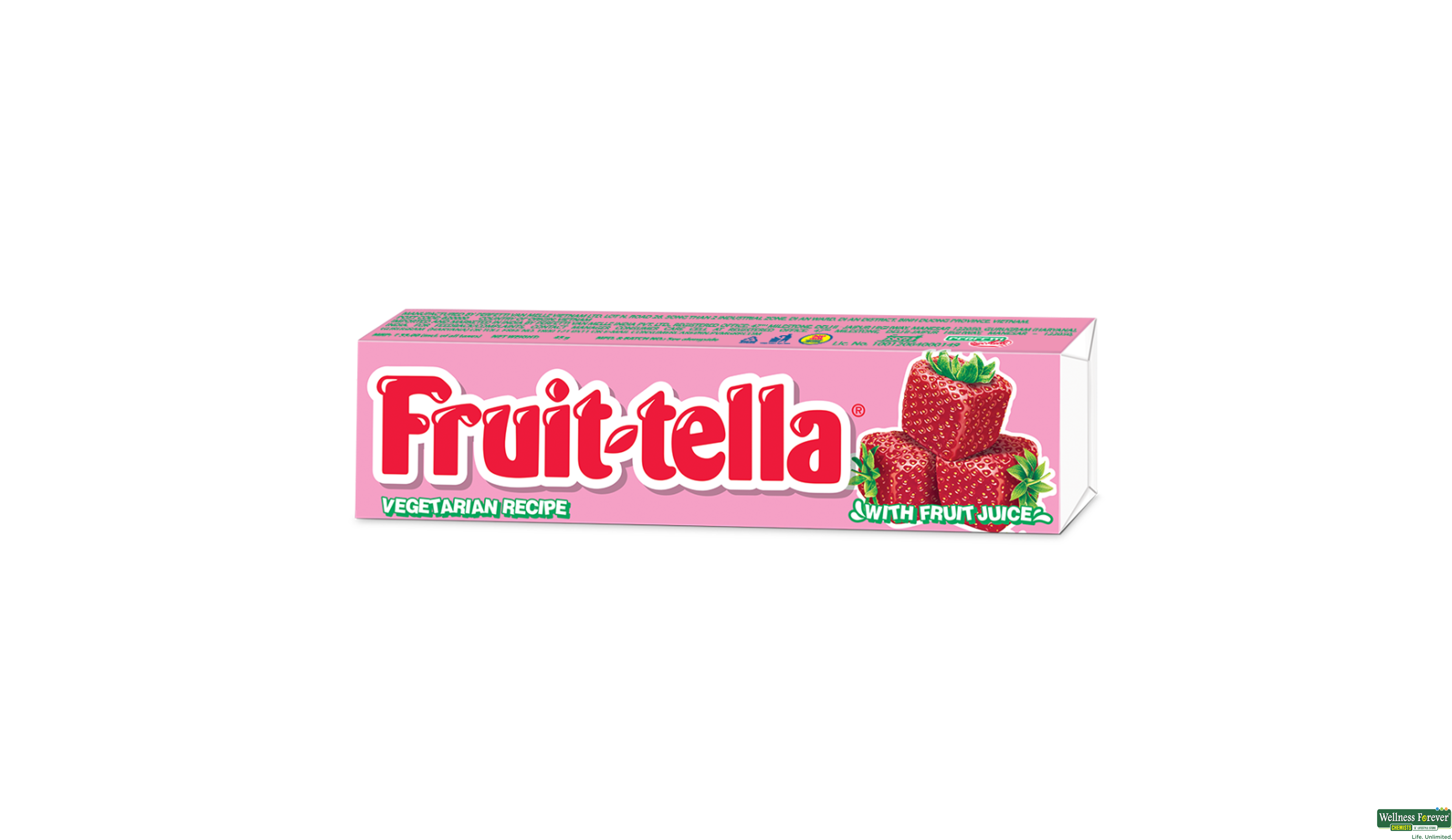 FRUITTELLA TOFFEE STRAWBERRY 45GM- 1, 45GM, 