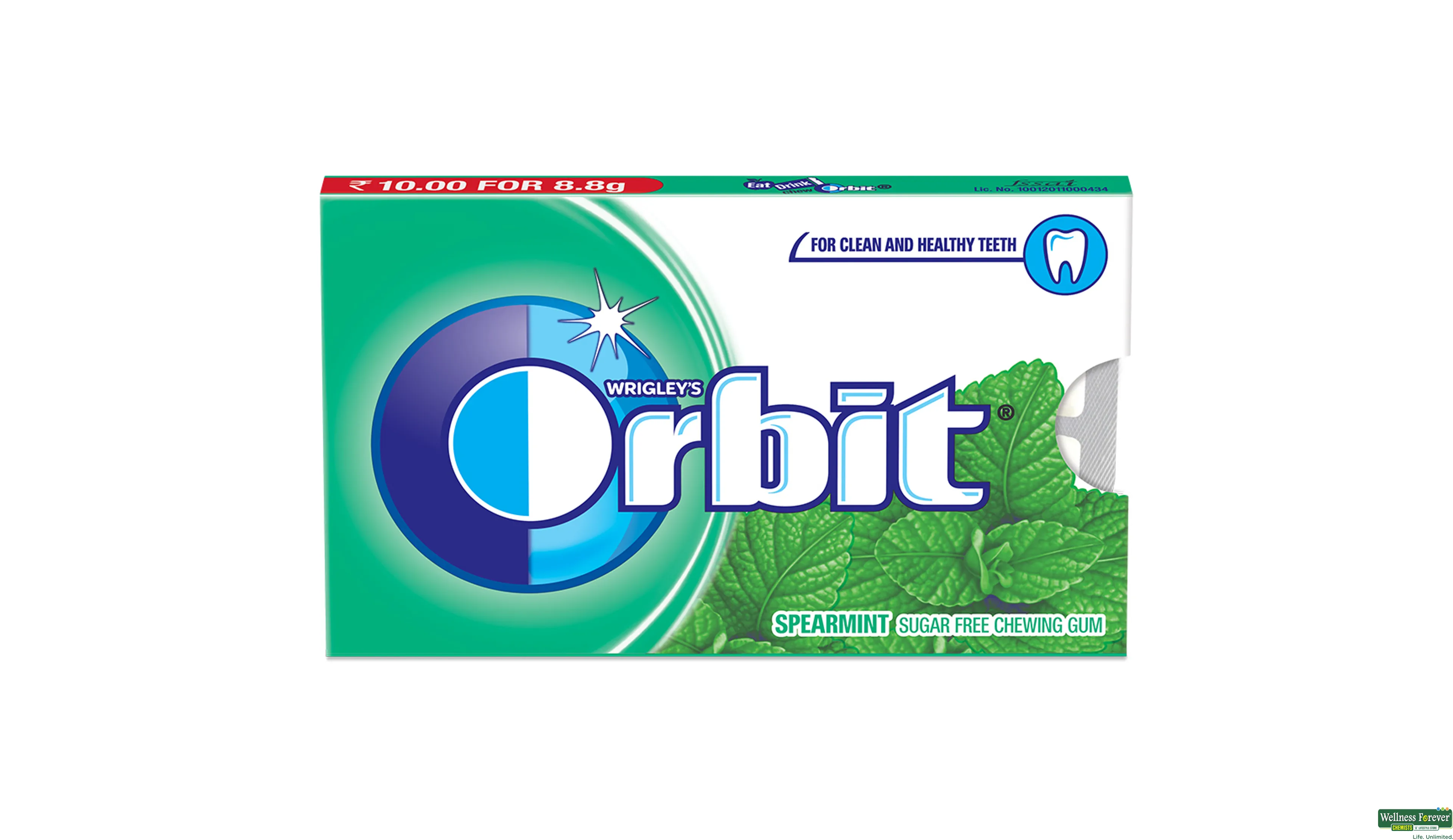 ORBIT SPEARMINT SF 8.8GM- 1, 8.8GM, 