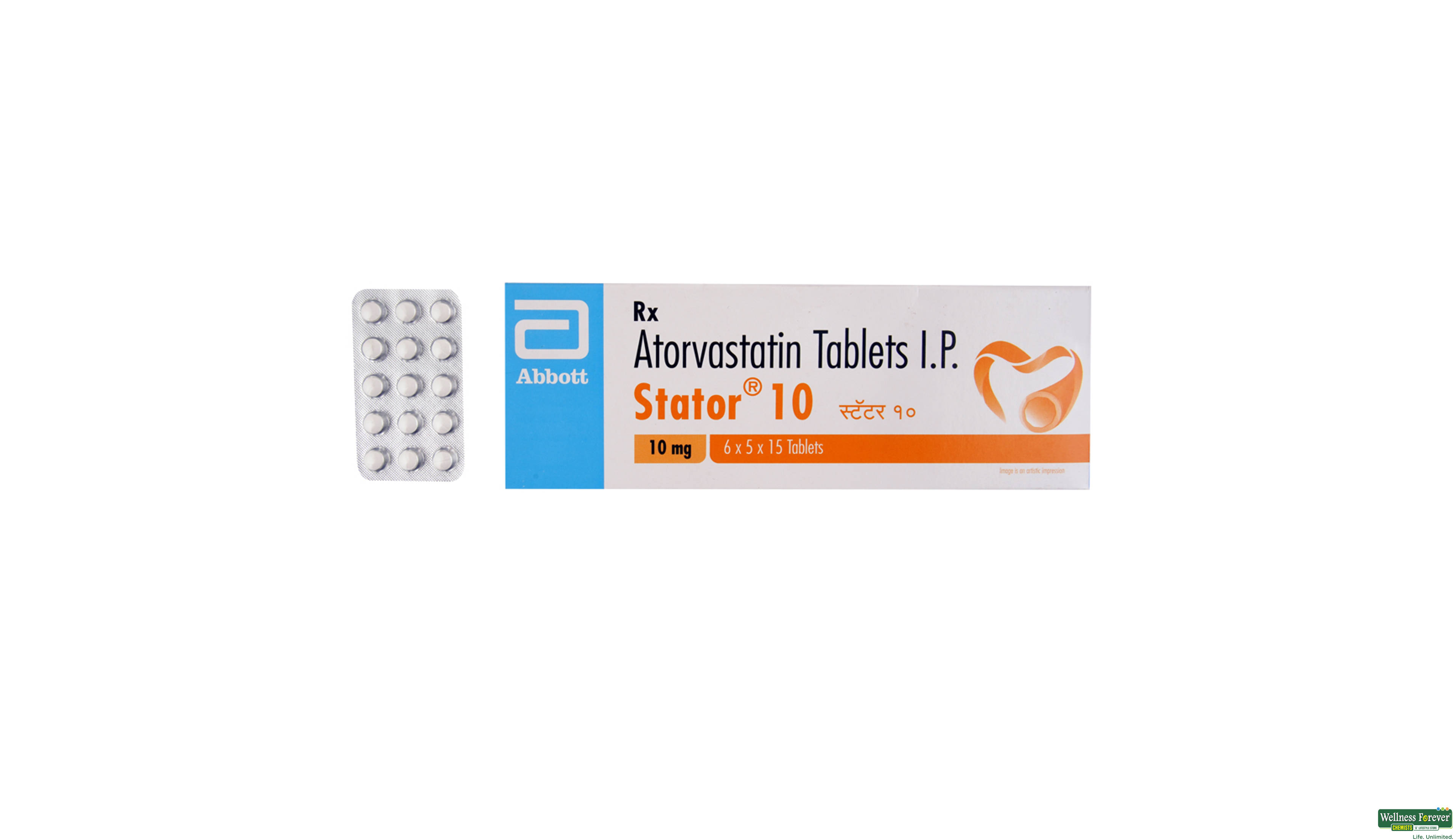 STATOR 10MG 15TAB- 1, 15TAB, 