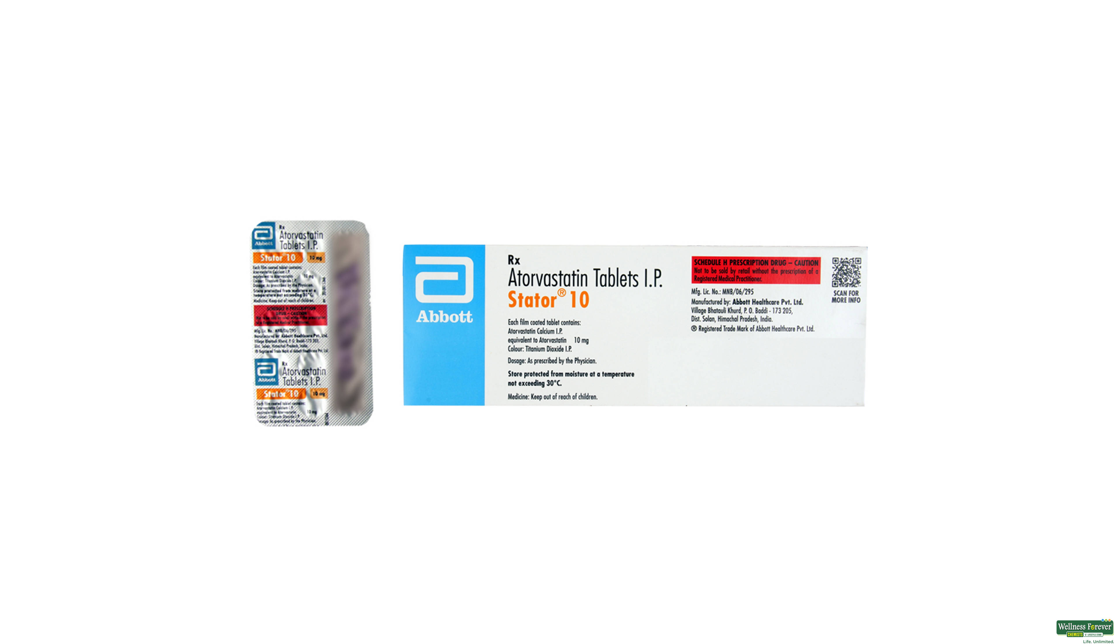 STATOR 10MG 15TAB- 2, 15TAB, 