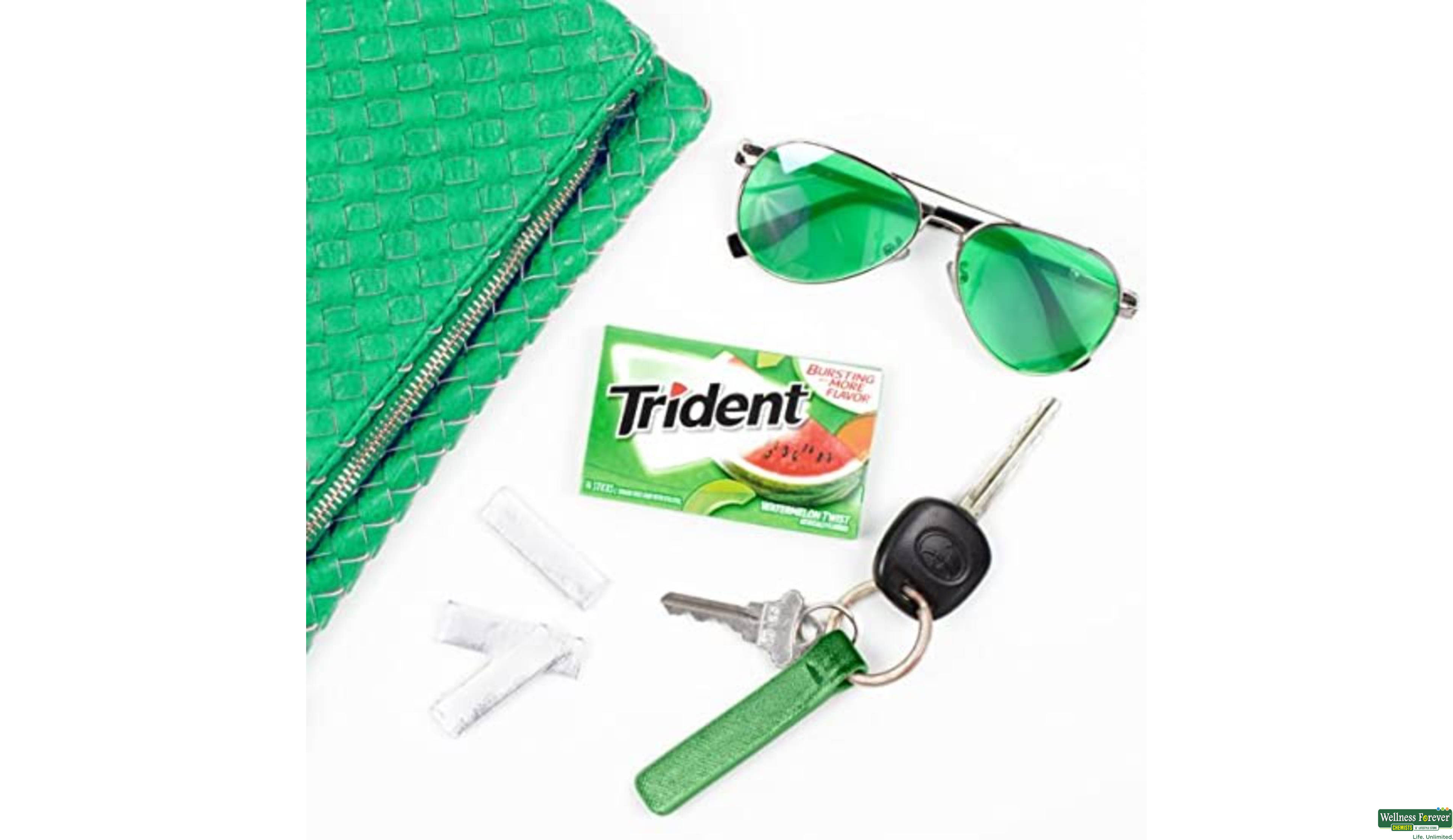 TRIDENT CHEW GUM S/F TROP TWIST 14PC- 3, 14PC, null