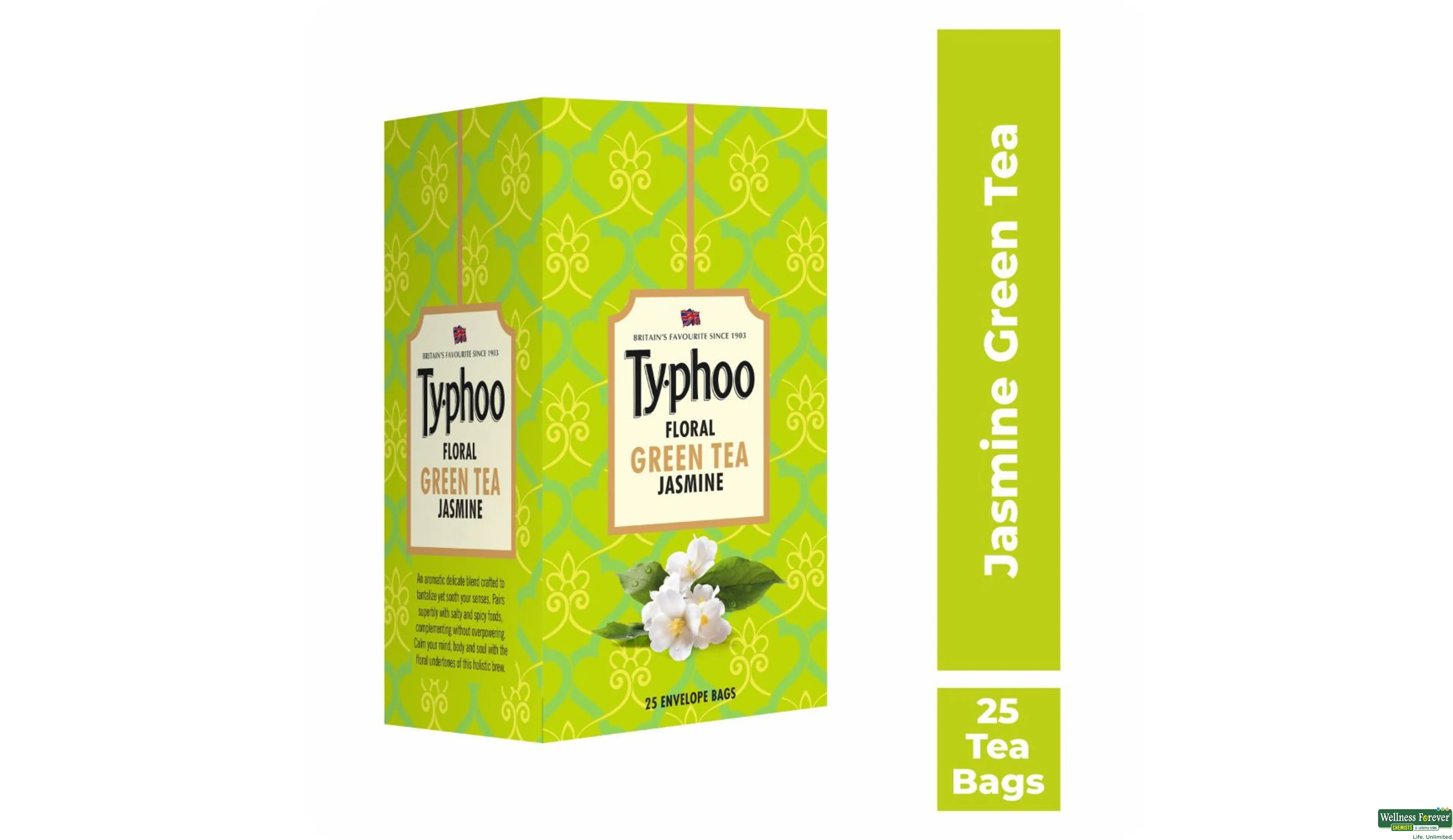 TY-PHOO GR/TEA JASMINE 25BAGS- 1, 25BAGS, null