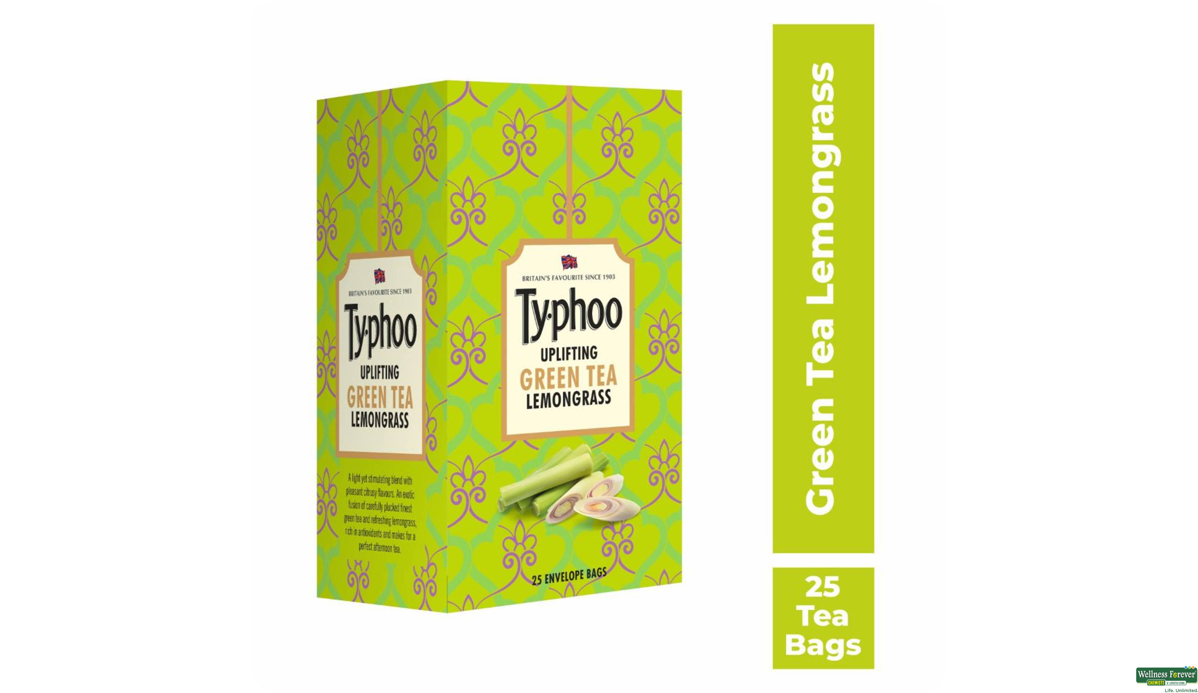 TY-PHOO GR/TEA LEMONGRASS 25BAGS- 1, 25BAGS, null