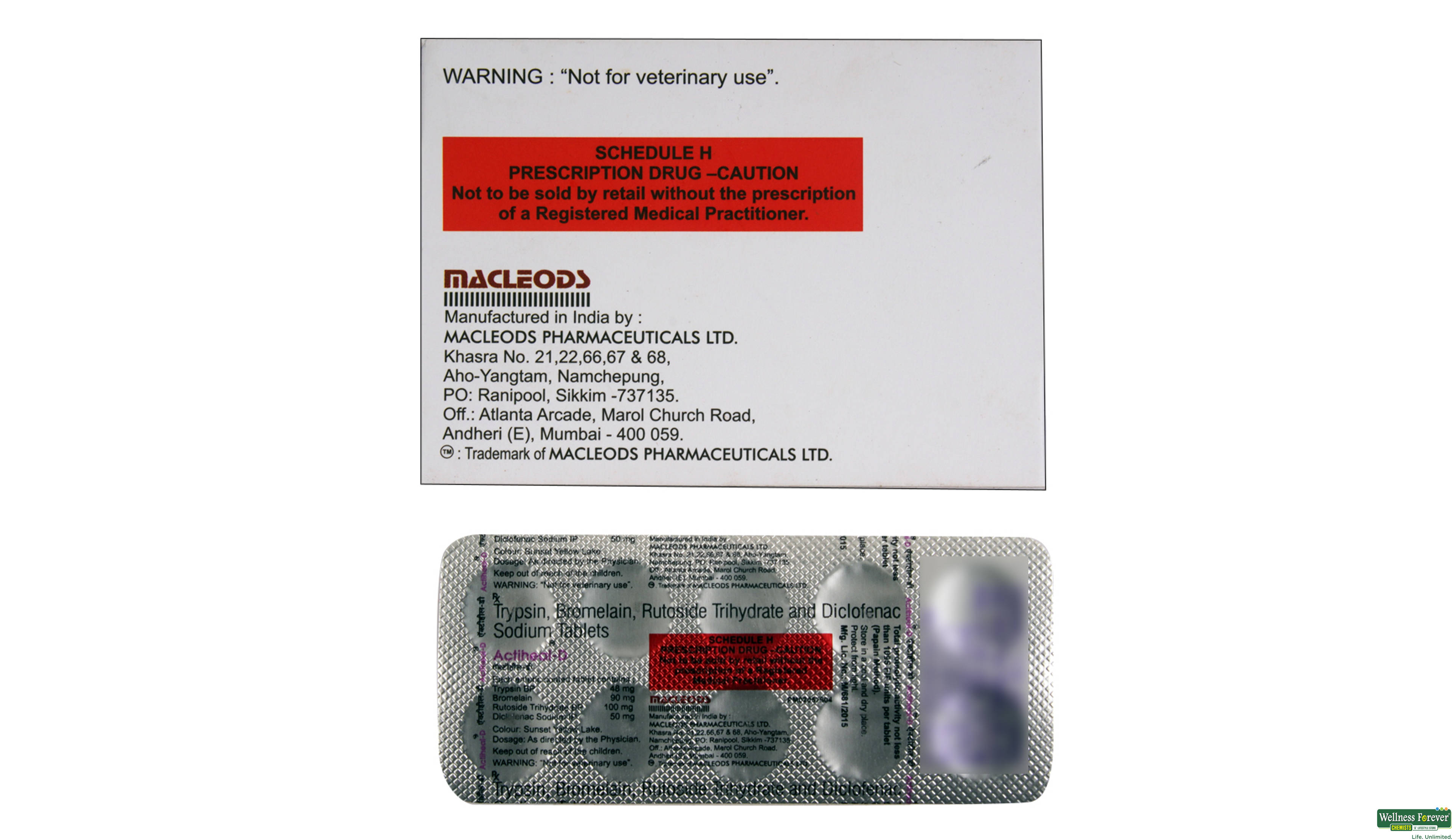 ACTIHEAL-D 10TAB- 2, 10TAB, 