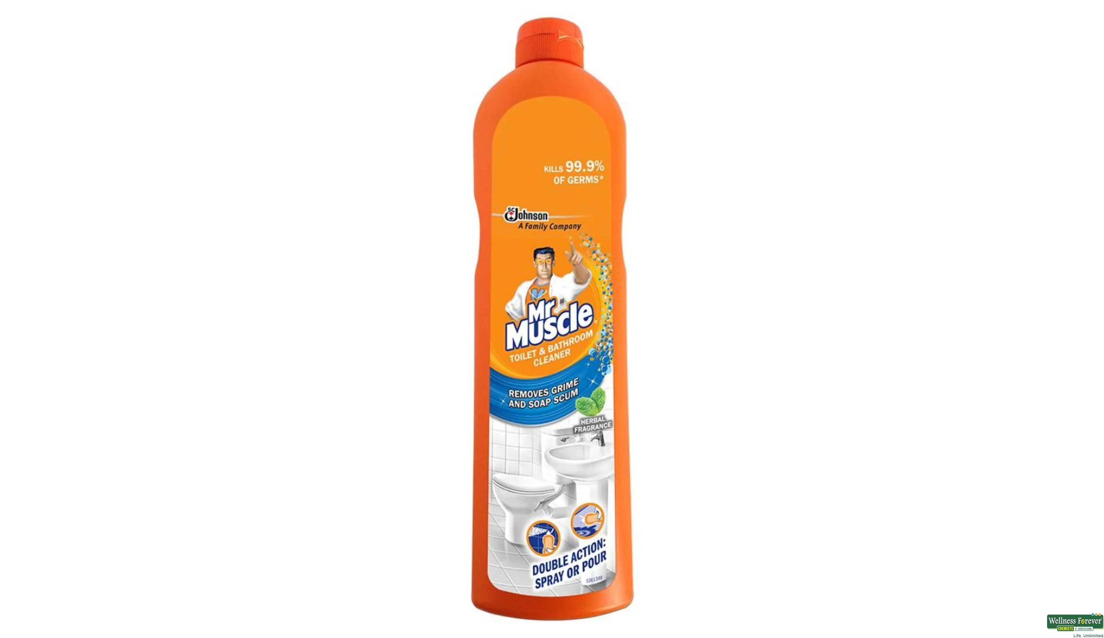 Scrubbing Bubbles Bathroom Cleaner Spray, Orange Action, 950 ml