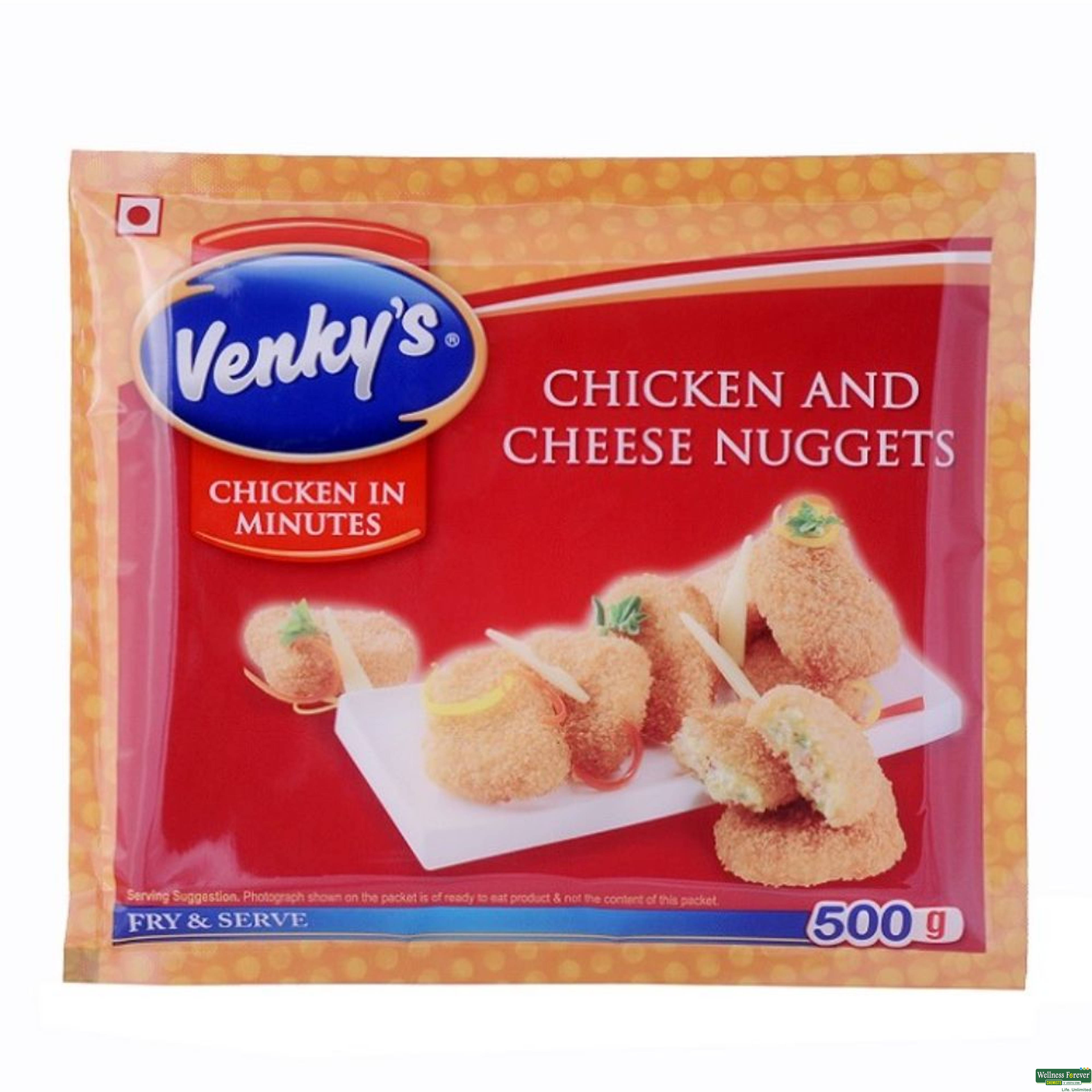 Venky's Chicken Cheese Nuggets, 500 g-image