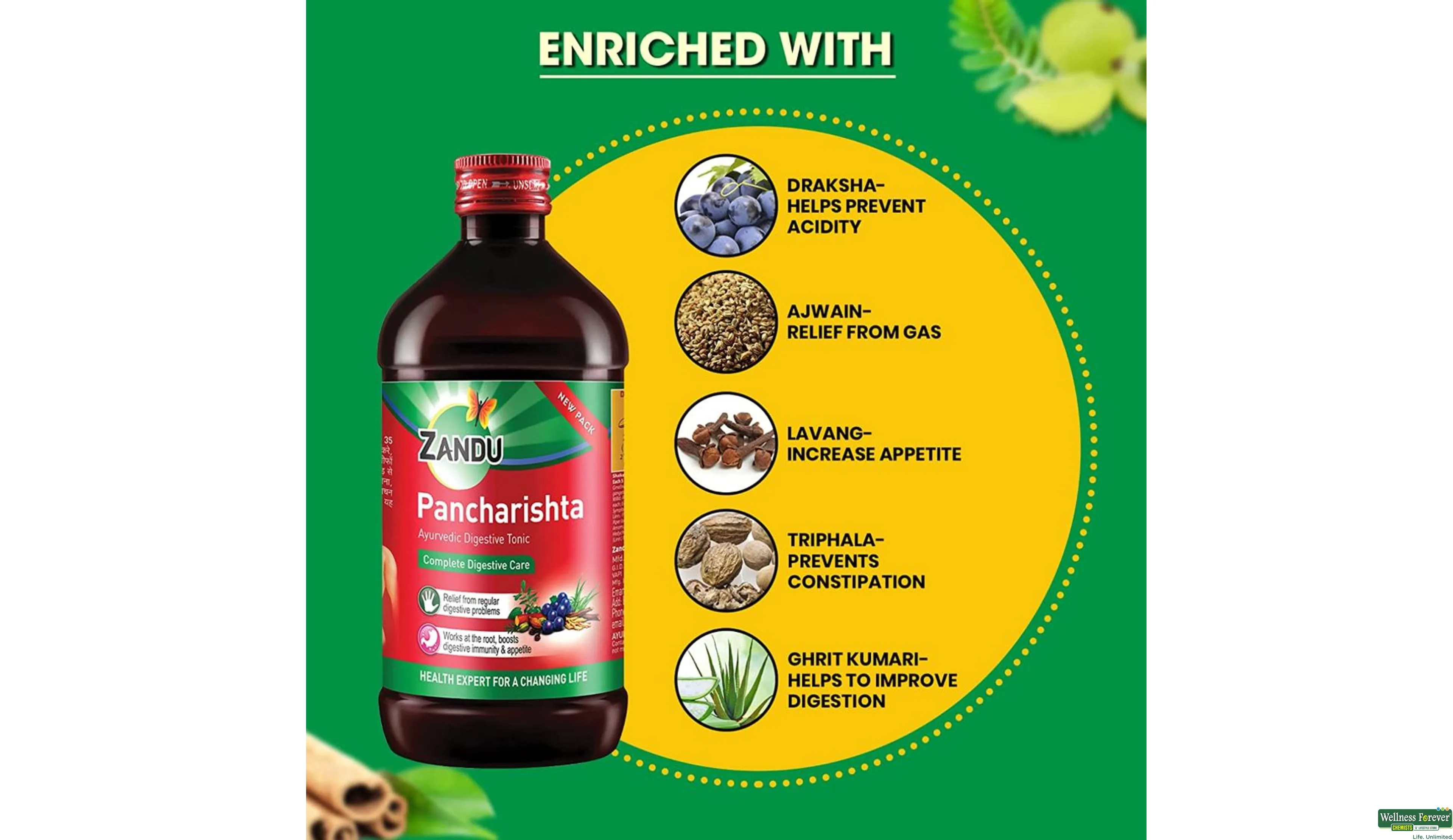 PANCHARISHTA ZANDU 650ML- 5, 650ML, 