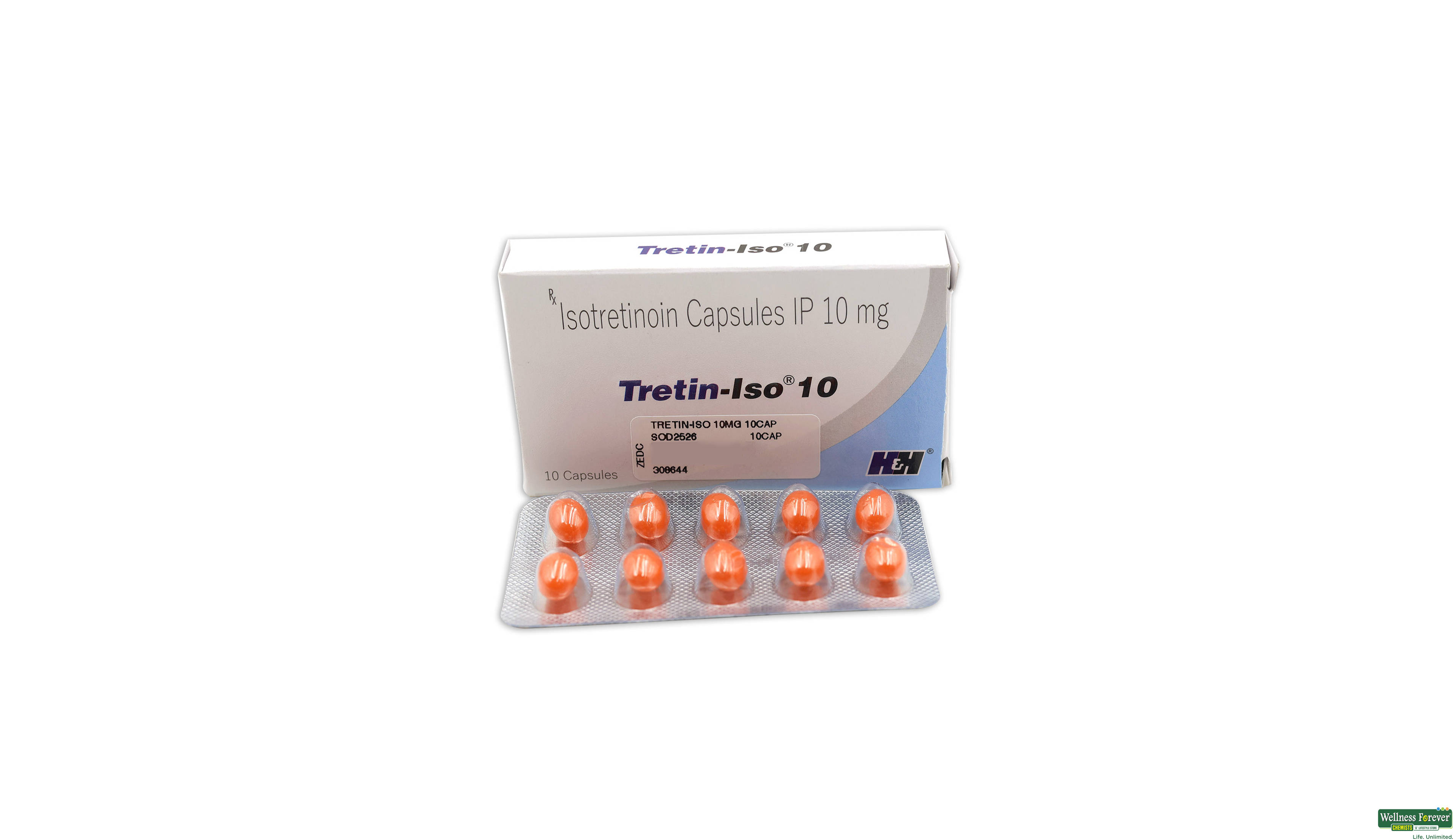 TRETIN-ISO 10MG 10CAP- 1, 10CAP, 
