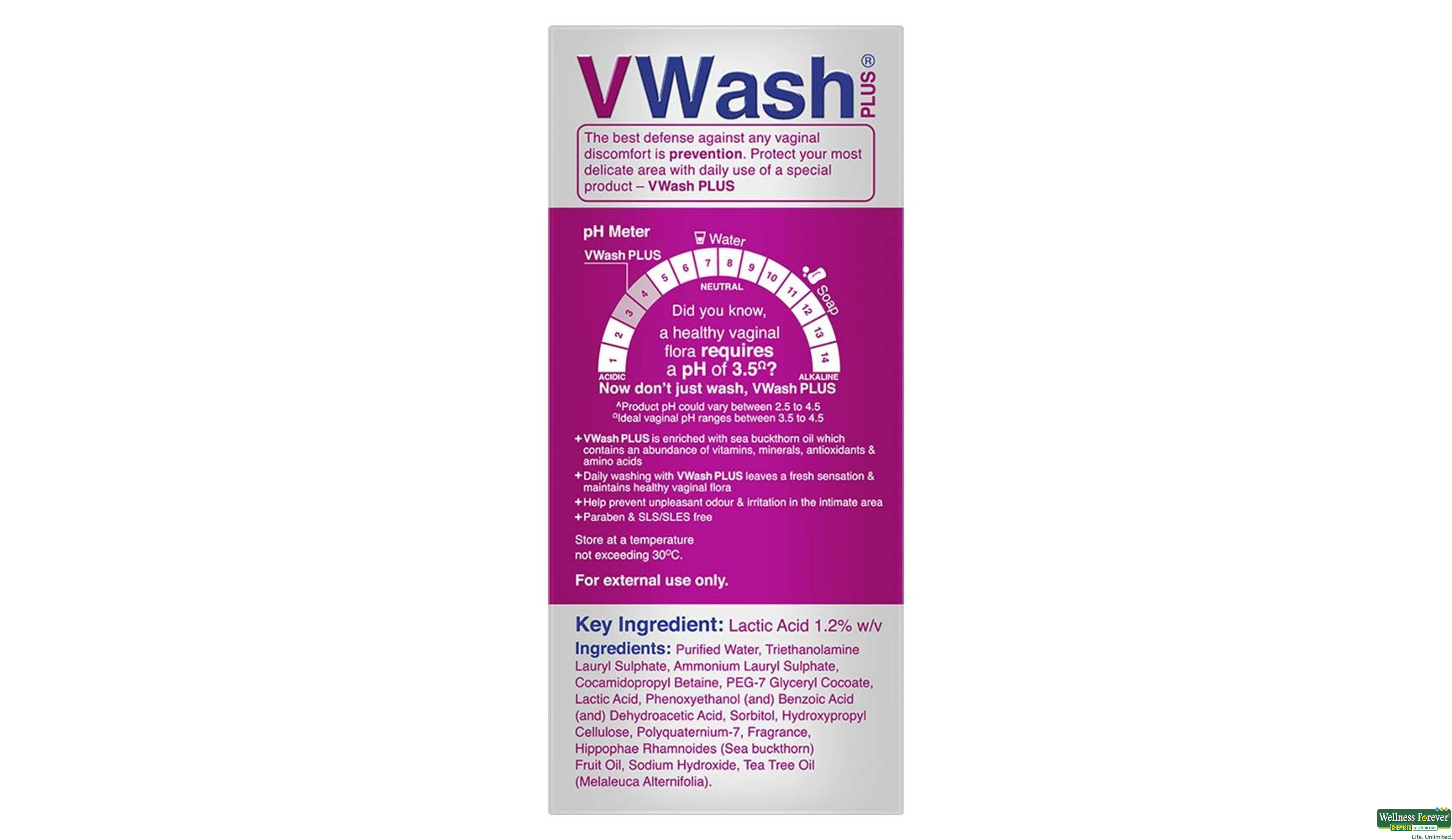 V-WASH PLUS 100ML- 3, 100ML, 