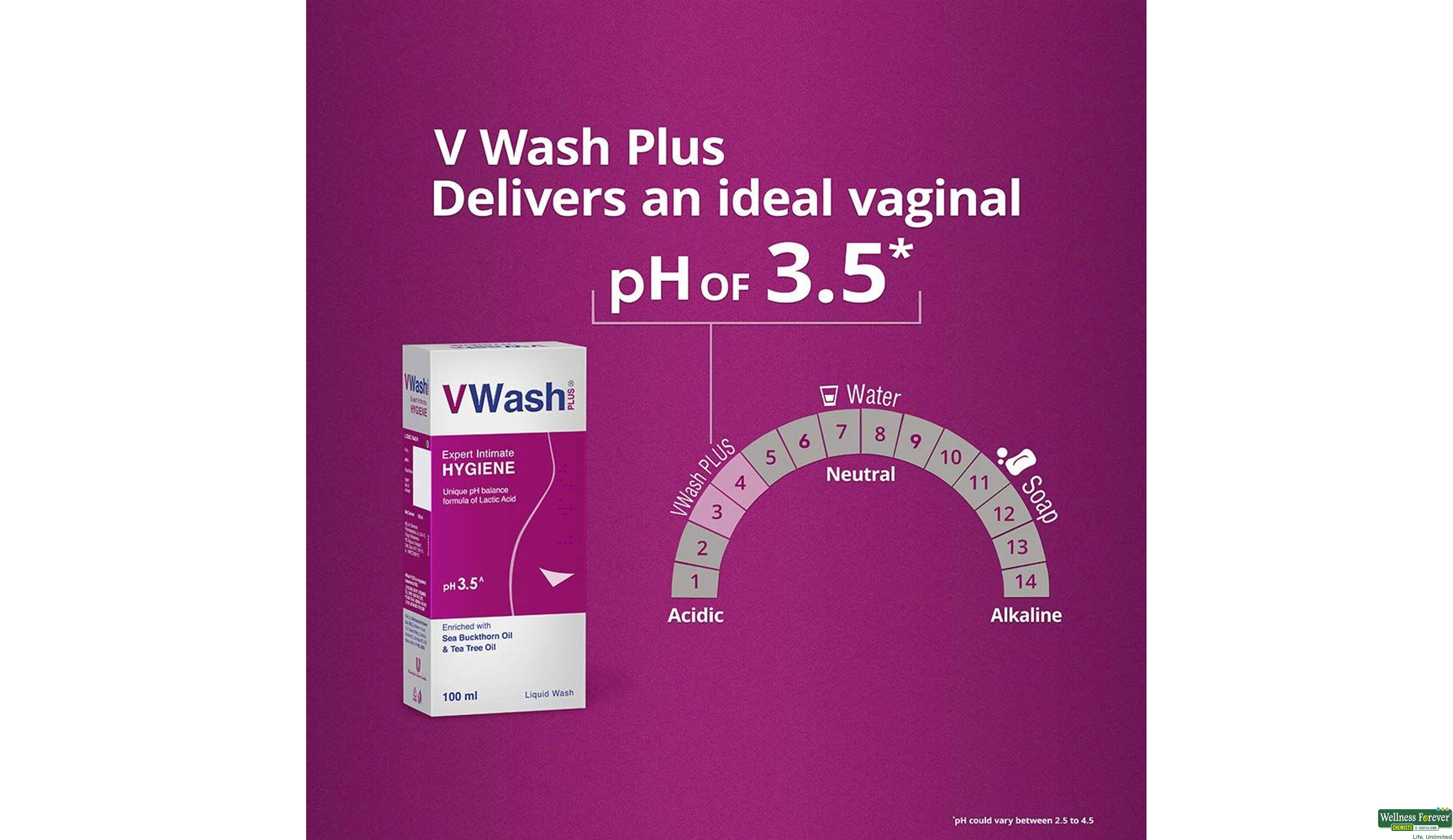 V-WASH PLUS 100ML- 5, 100ML, 