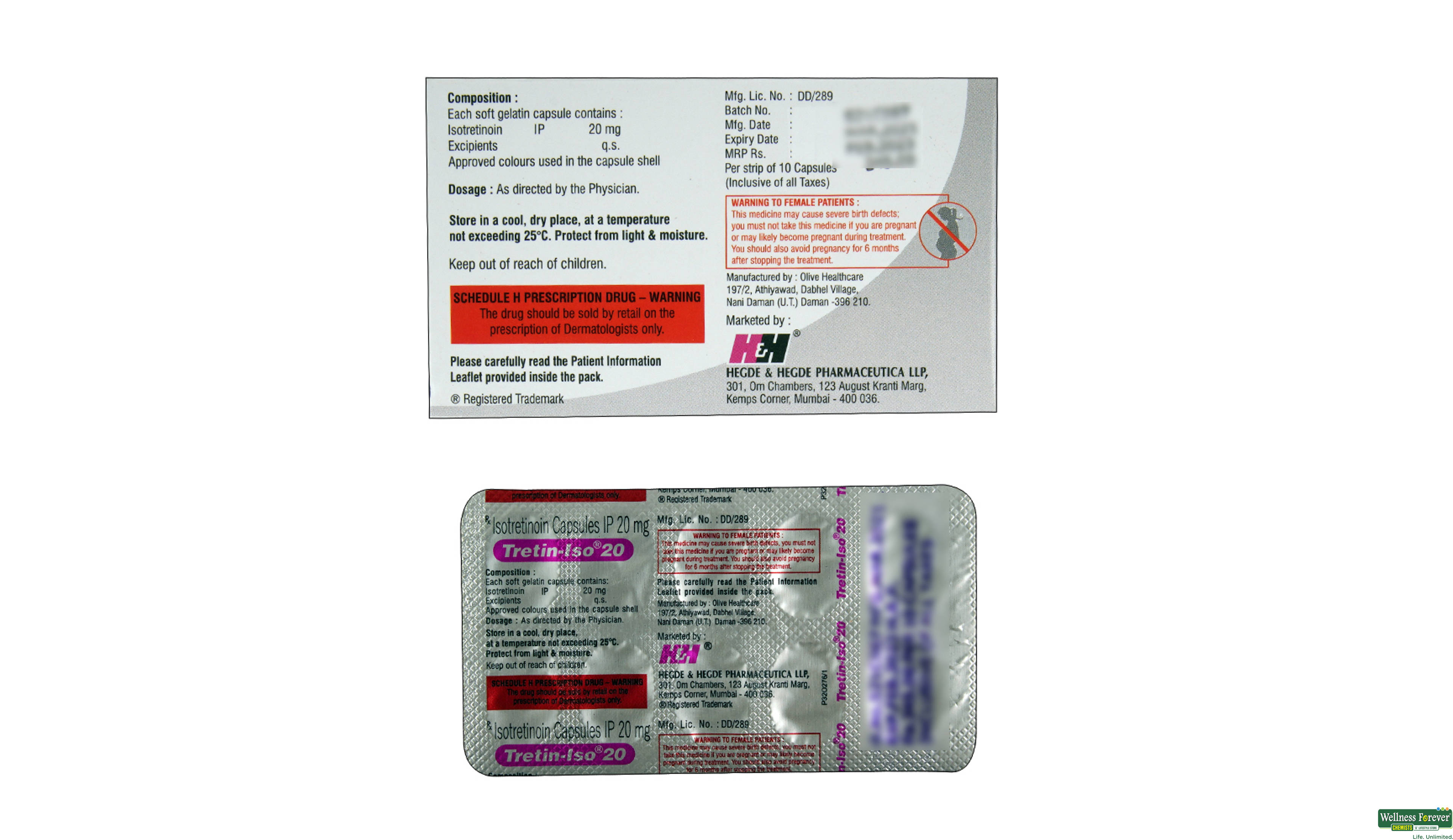 TRETIN-ISO 20MG 10CAP- 2, 10CAP, 