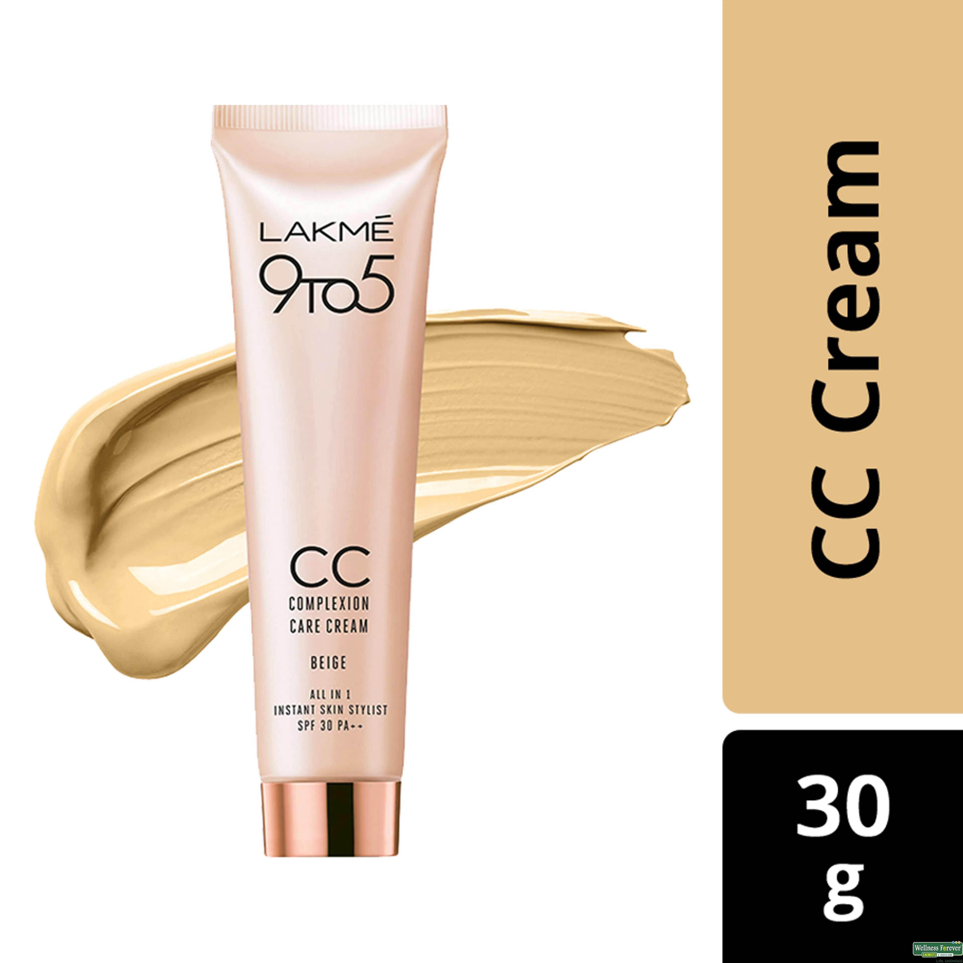 LAKME F/CRM CC BEIGE SPF20 30ML-image