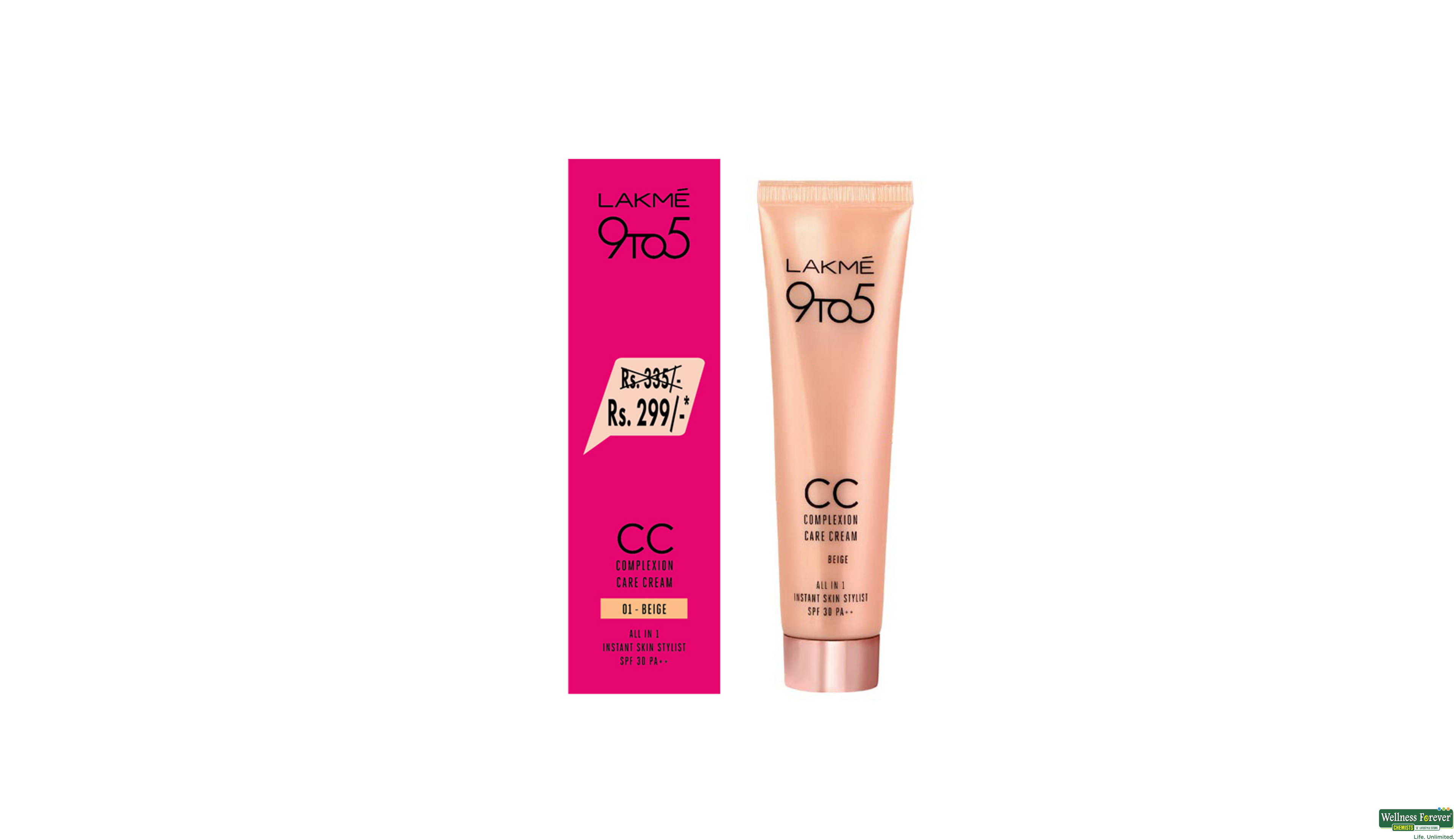 LAKME F/CRM CC BEIGE SPF30 30ML- 2, 30ML, 