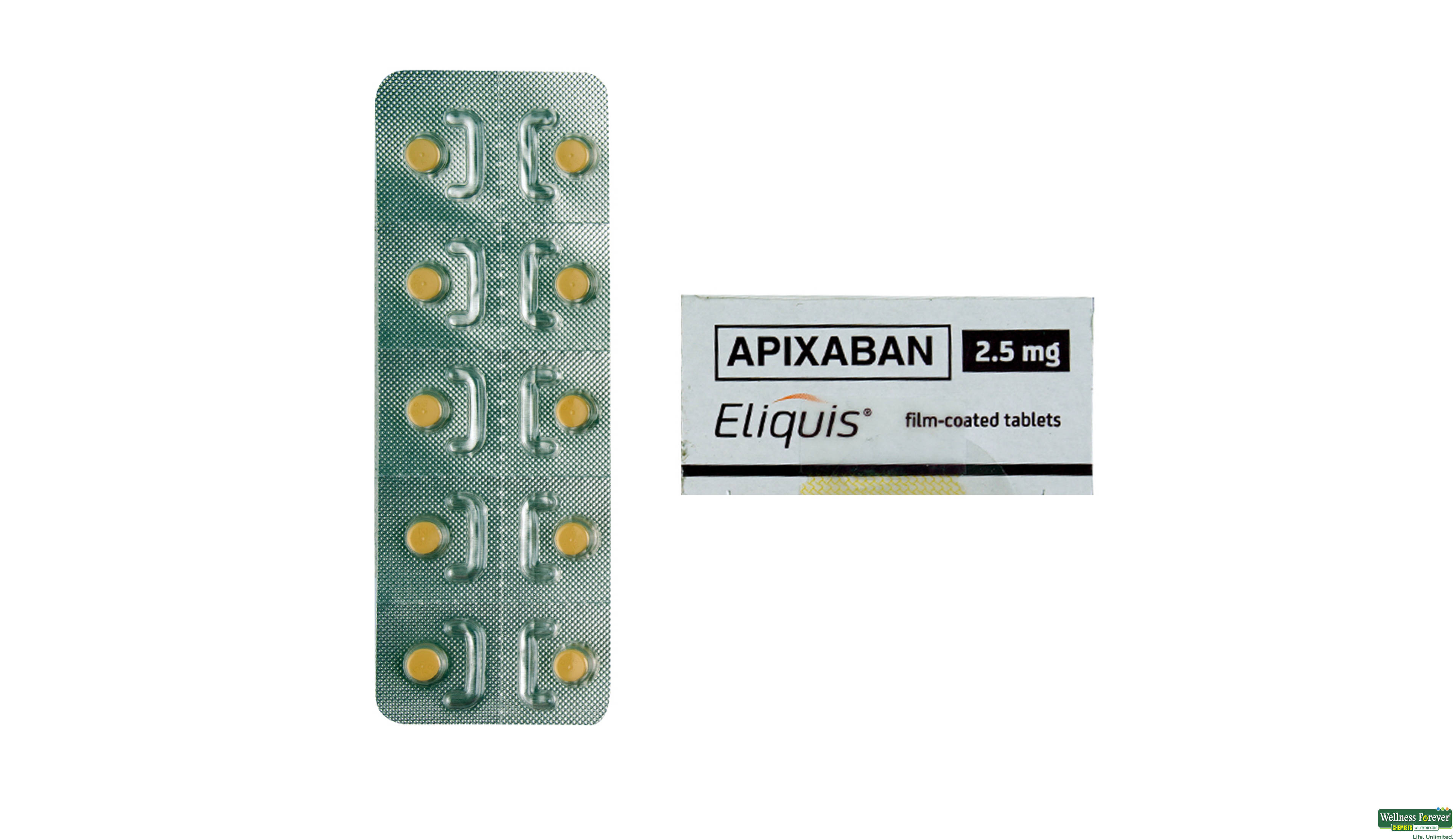 ELIQUIS 2.5MG 10TAB- 1, 10TAB, 