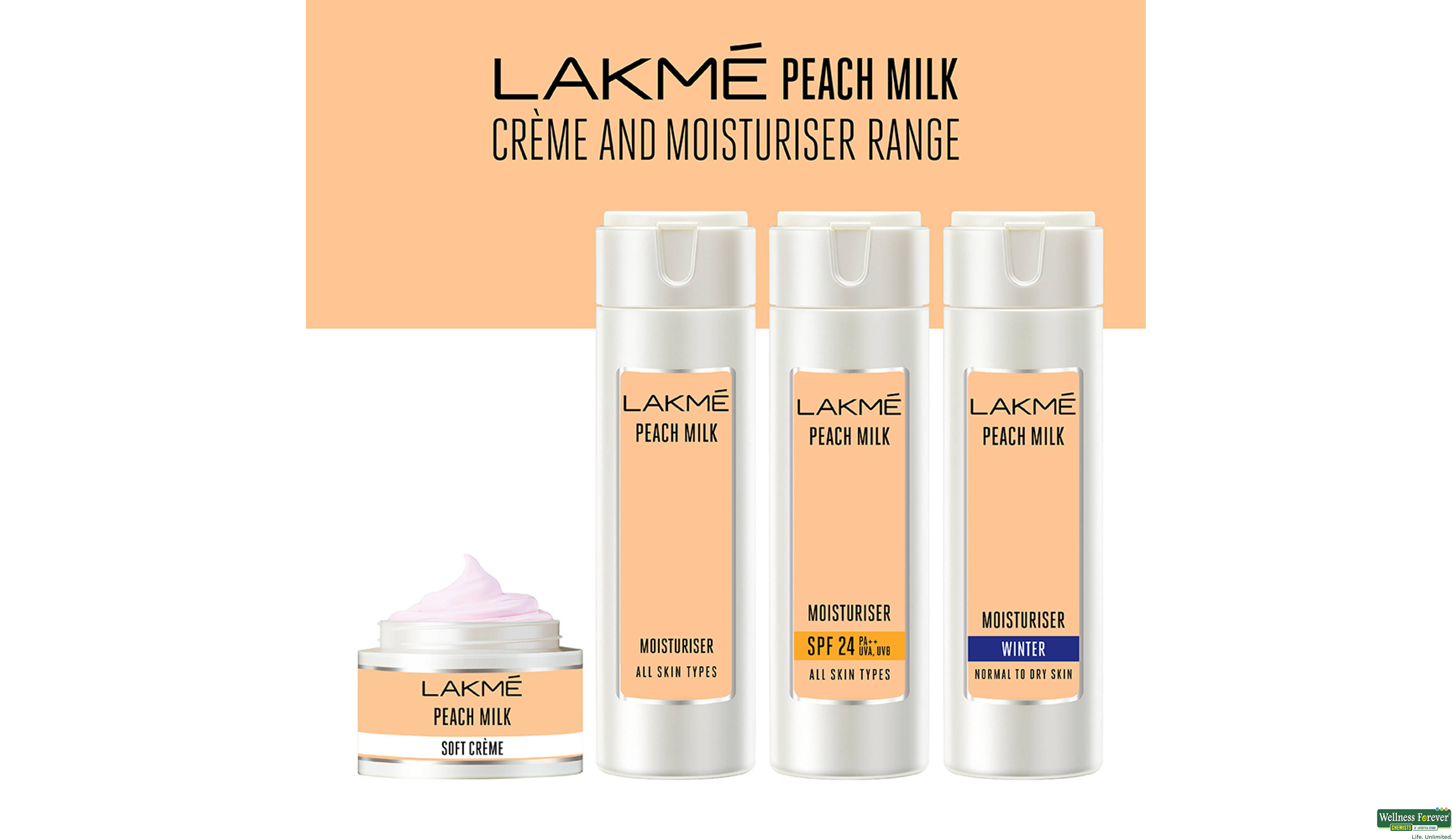 LAKME B/LTN PEACH MILK SPF24 60ML- 7, 60ML, 