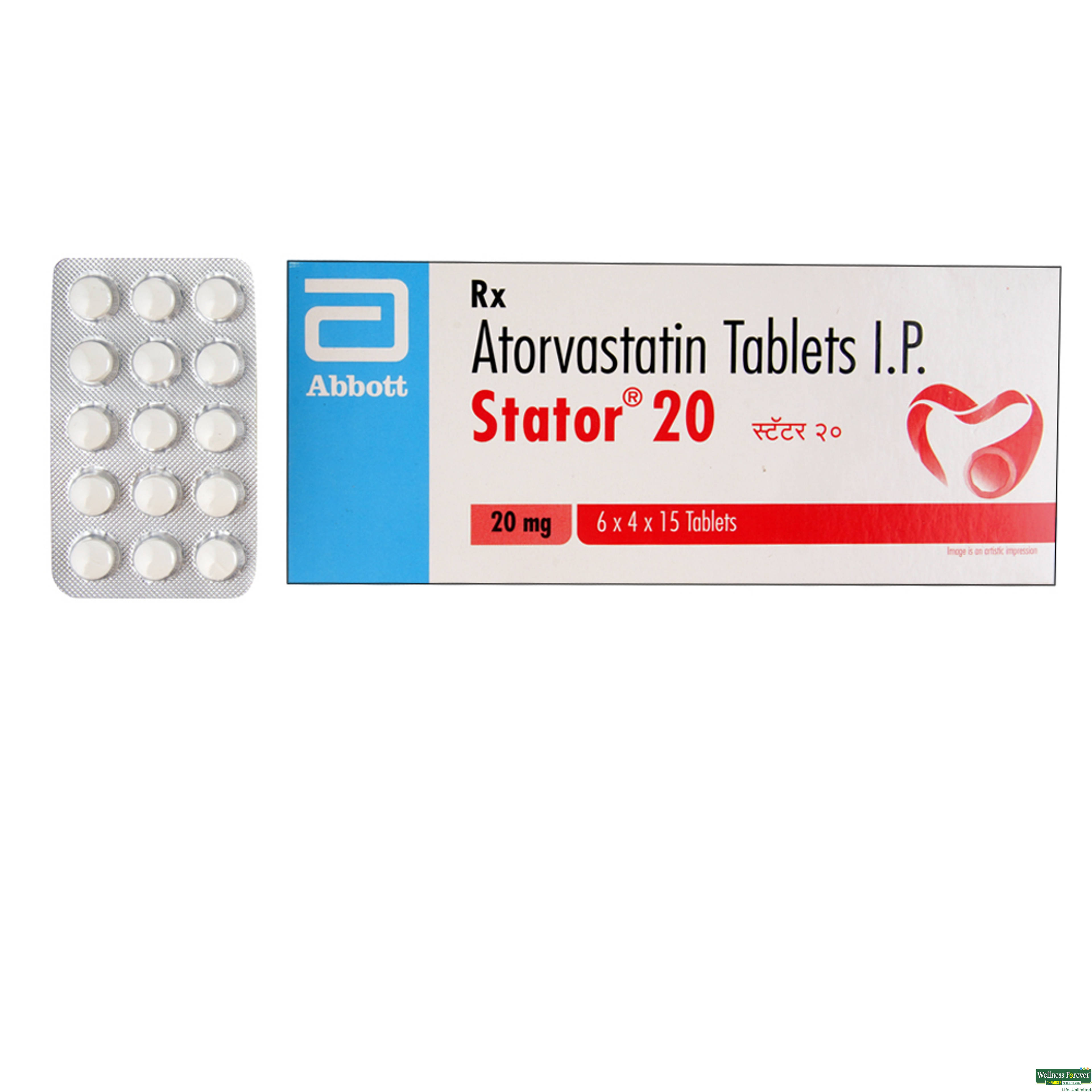STATOR 20MG 15TAB-image