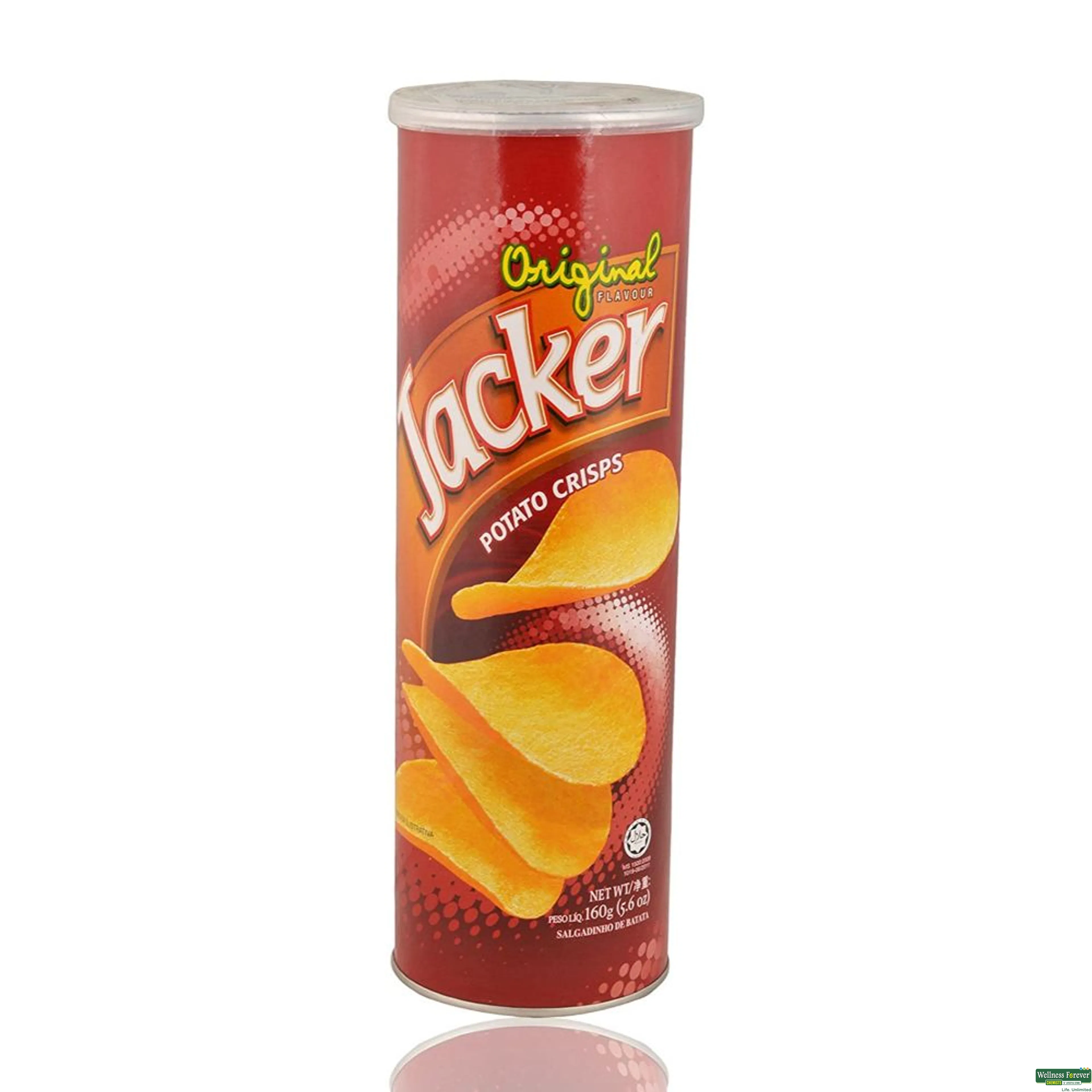 JACKER CHIPS POTATO ORIGINAL 160GM-image