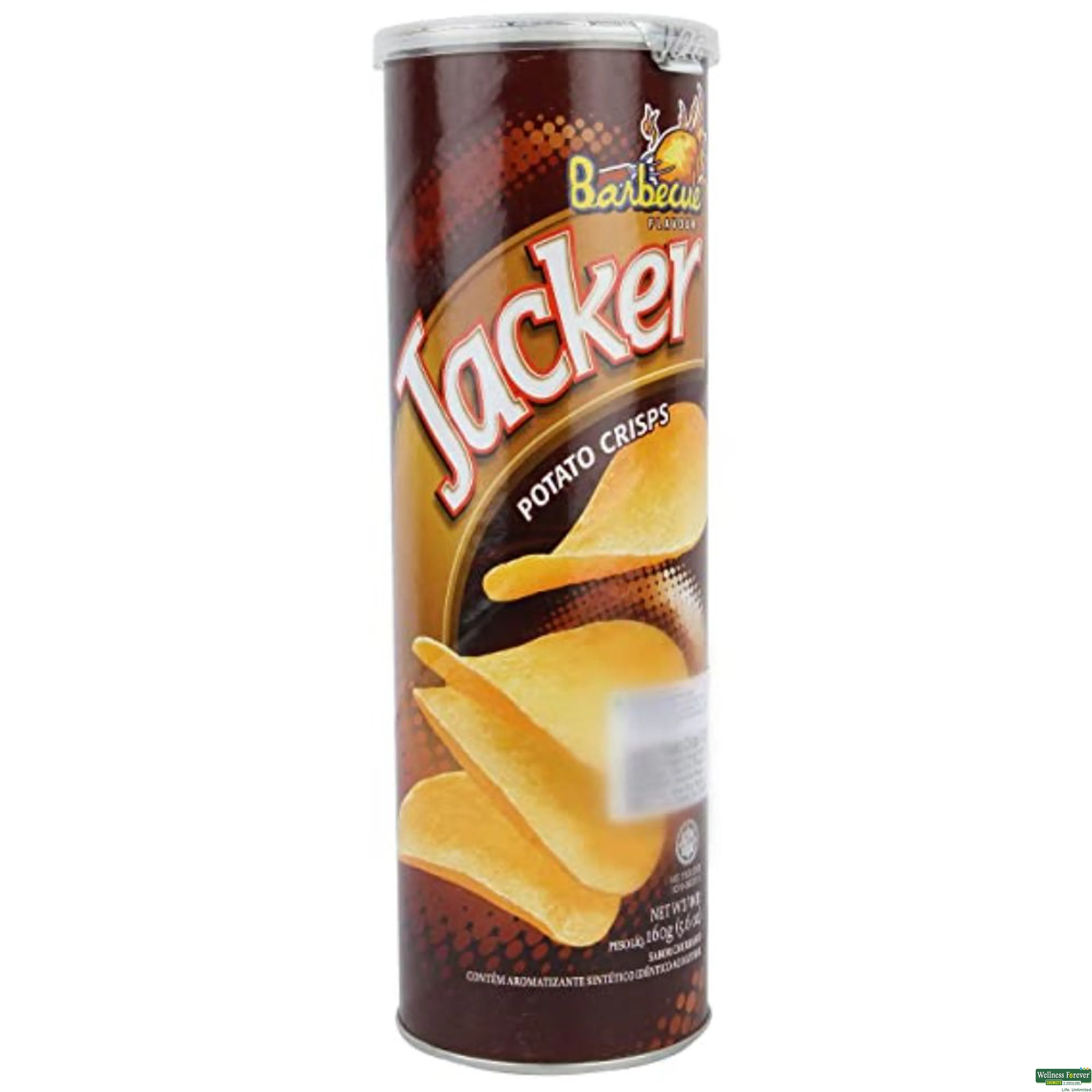 JACKER CHIPS POTATO BARBECUE 160GM-image