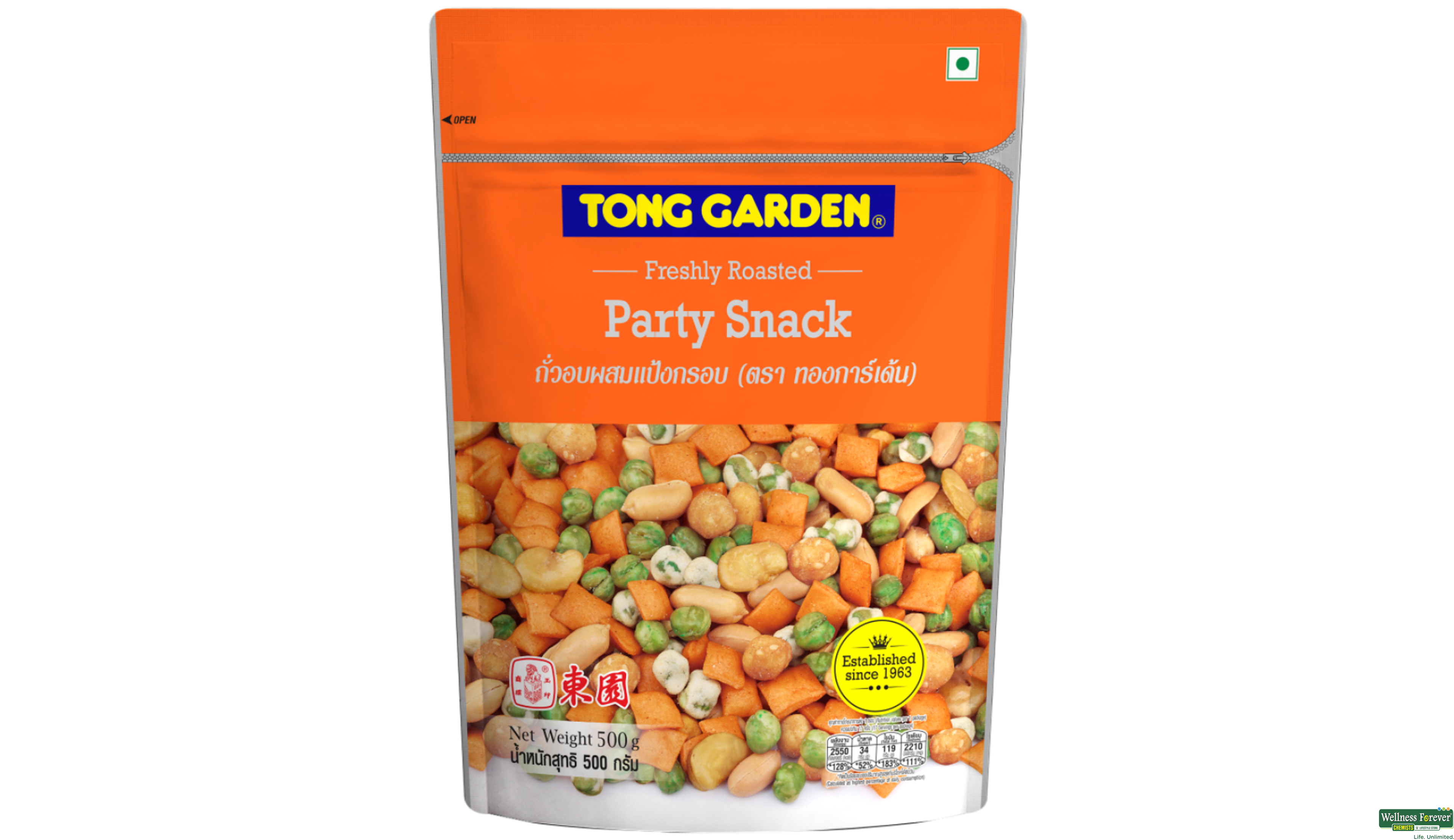 TONG PARTY SNACK 500GM- 1, 500GM, null