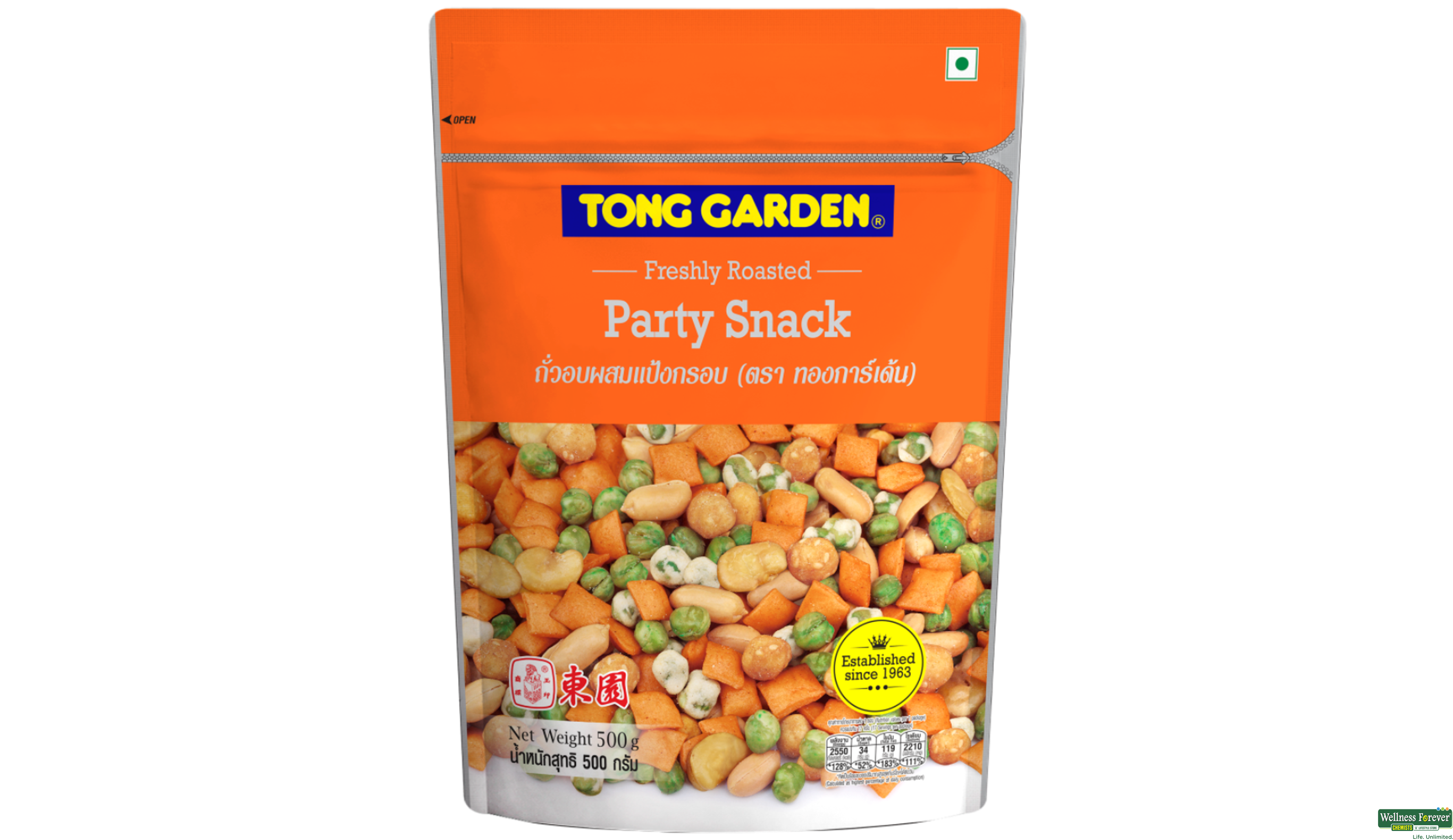 TONG PARTY SNACK 450GM- 1, 450GM, null