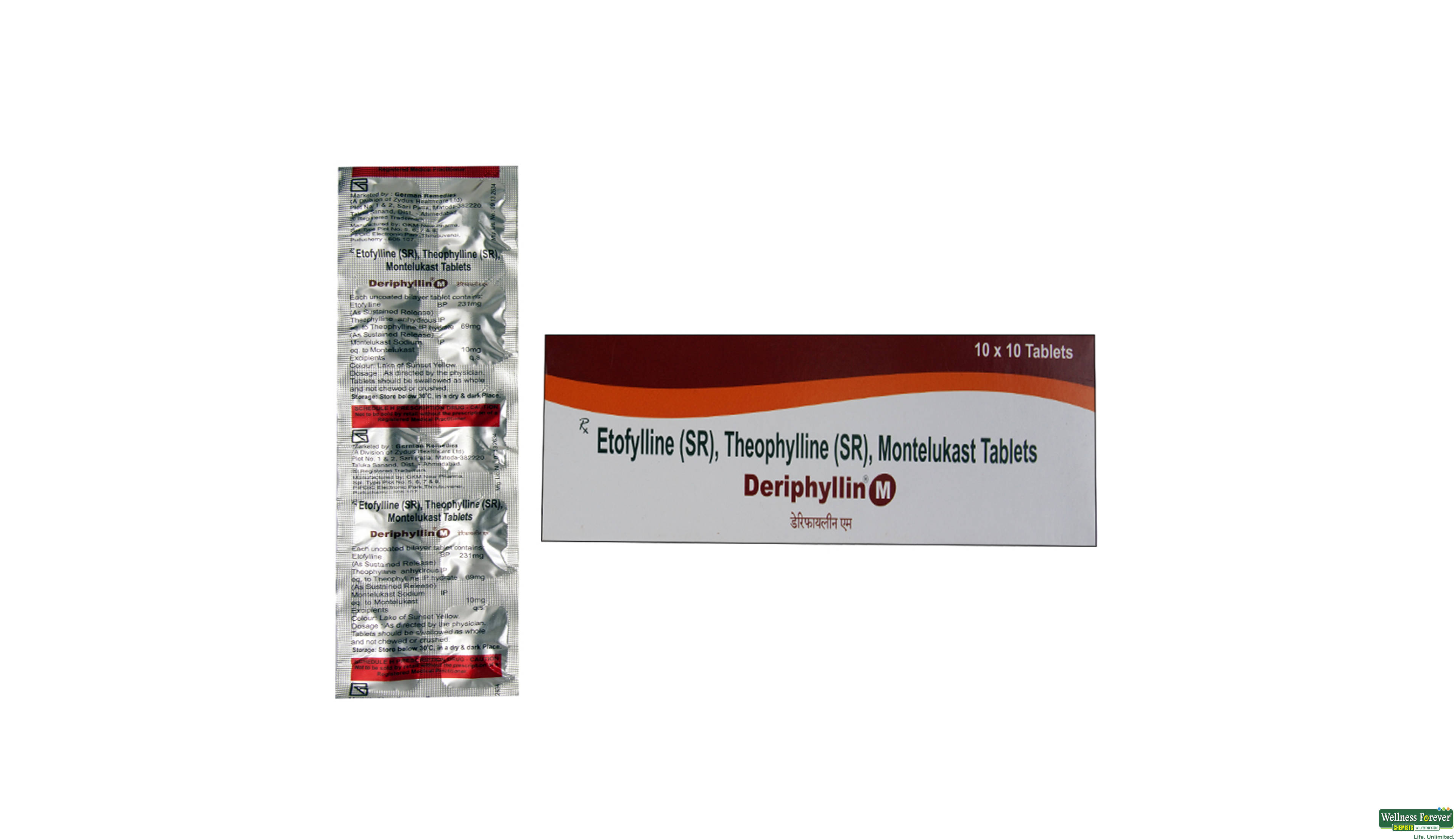 DERIPHYLLIN-M 10TAB- 1, 10TAB, 