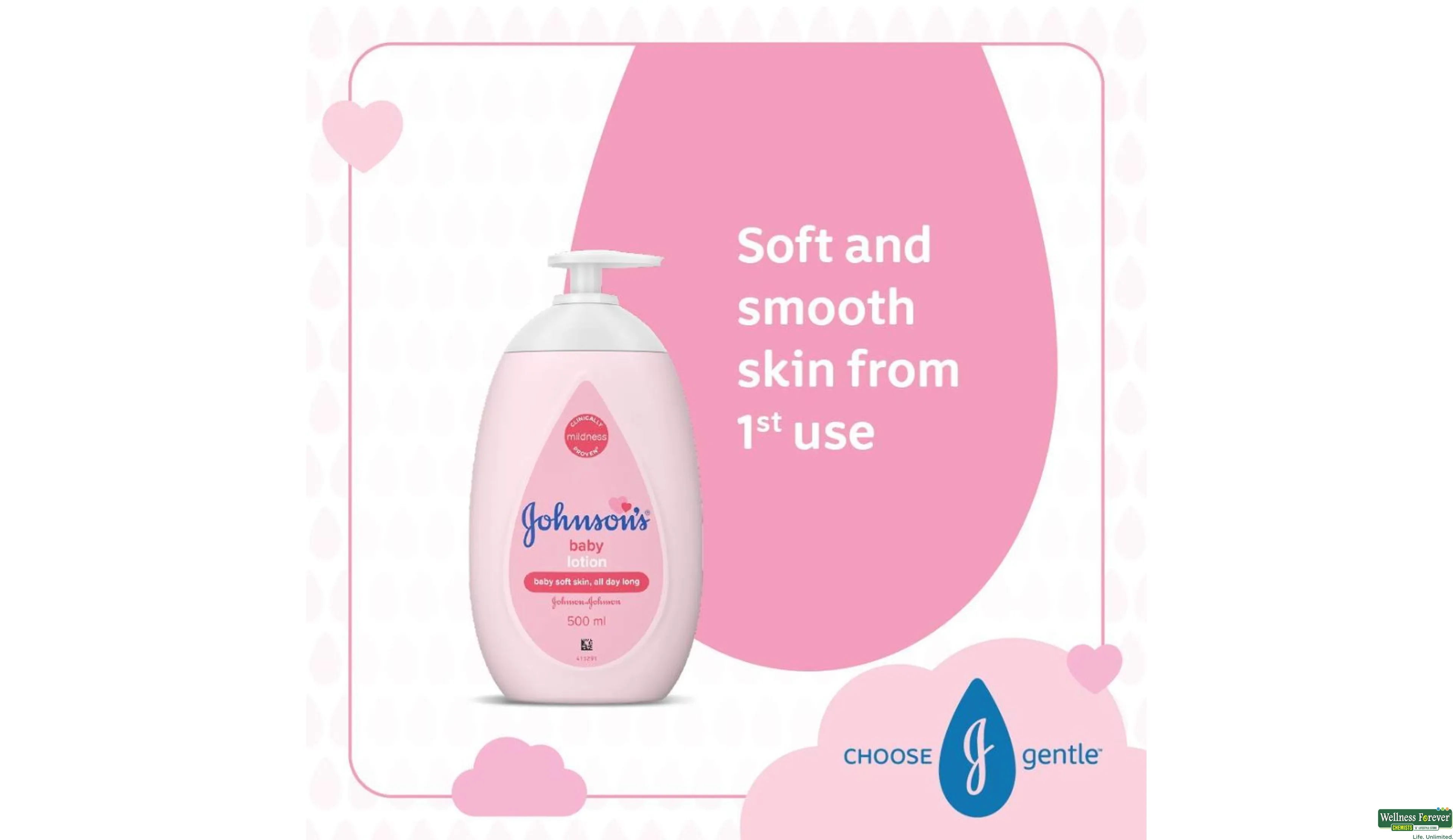 Johnson's lotion pink clearance