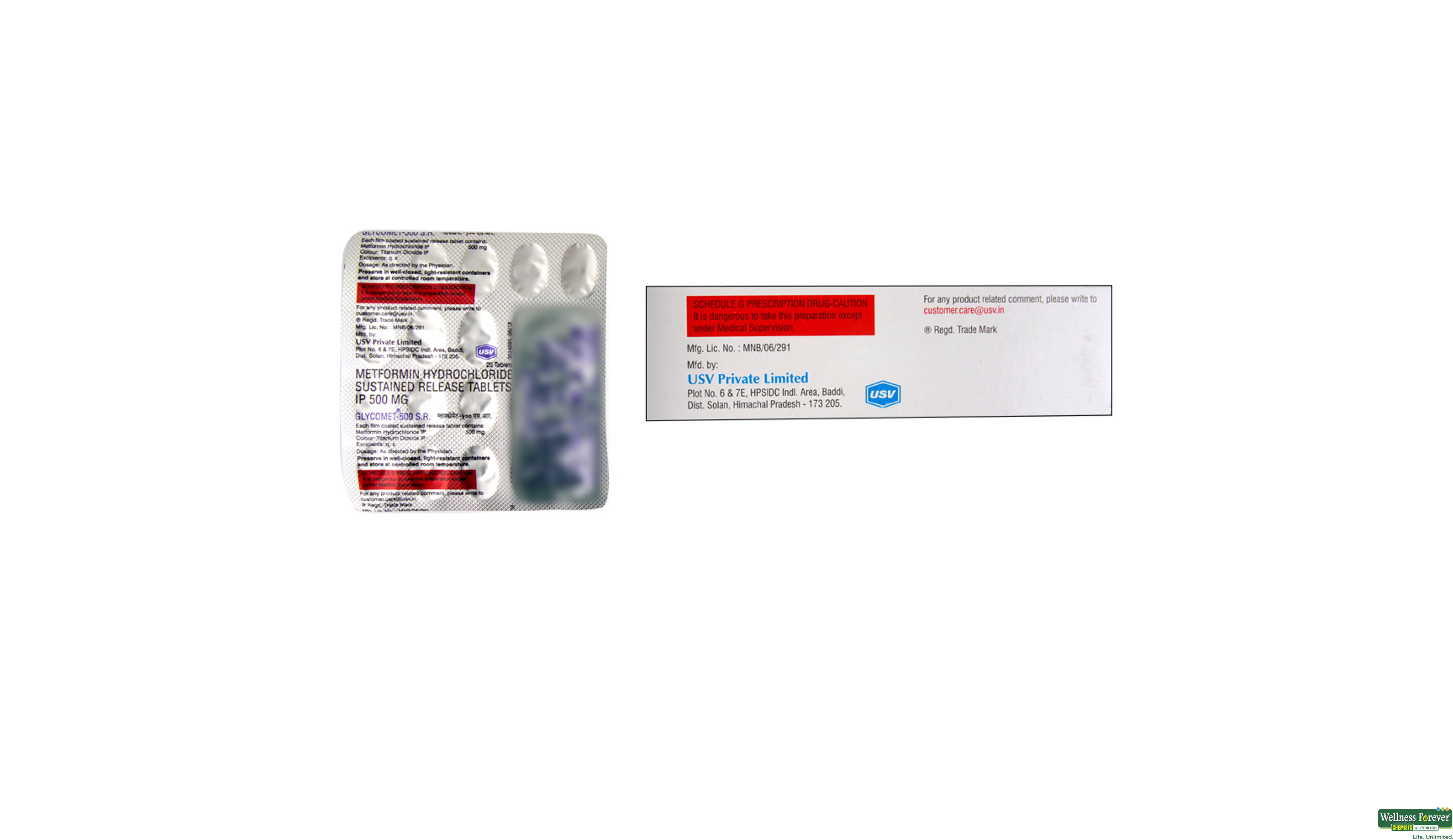 GLYCOMET-SR 500MG 20TAB- 2, 20TAB, •Stabilizes Blood Sugar: Helps in maintaining consistent blood glucose levels, reducing spikes after meals.

•Increases Insulin Sensitivity: Improves the body’s response to insulin, naturally reducing blood sugar levels.

•Minimizes Liver Glucose Production: Directly targets the liver to reduce unnecessary glucose production.