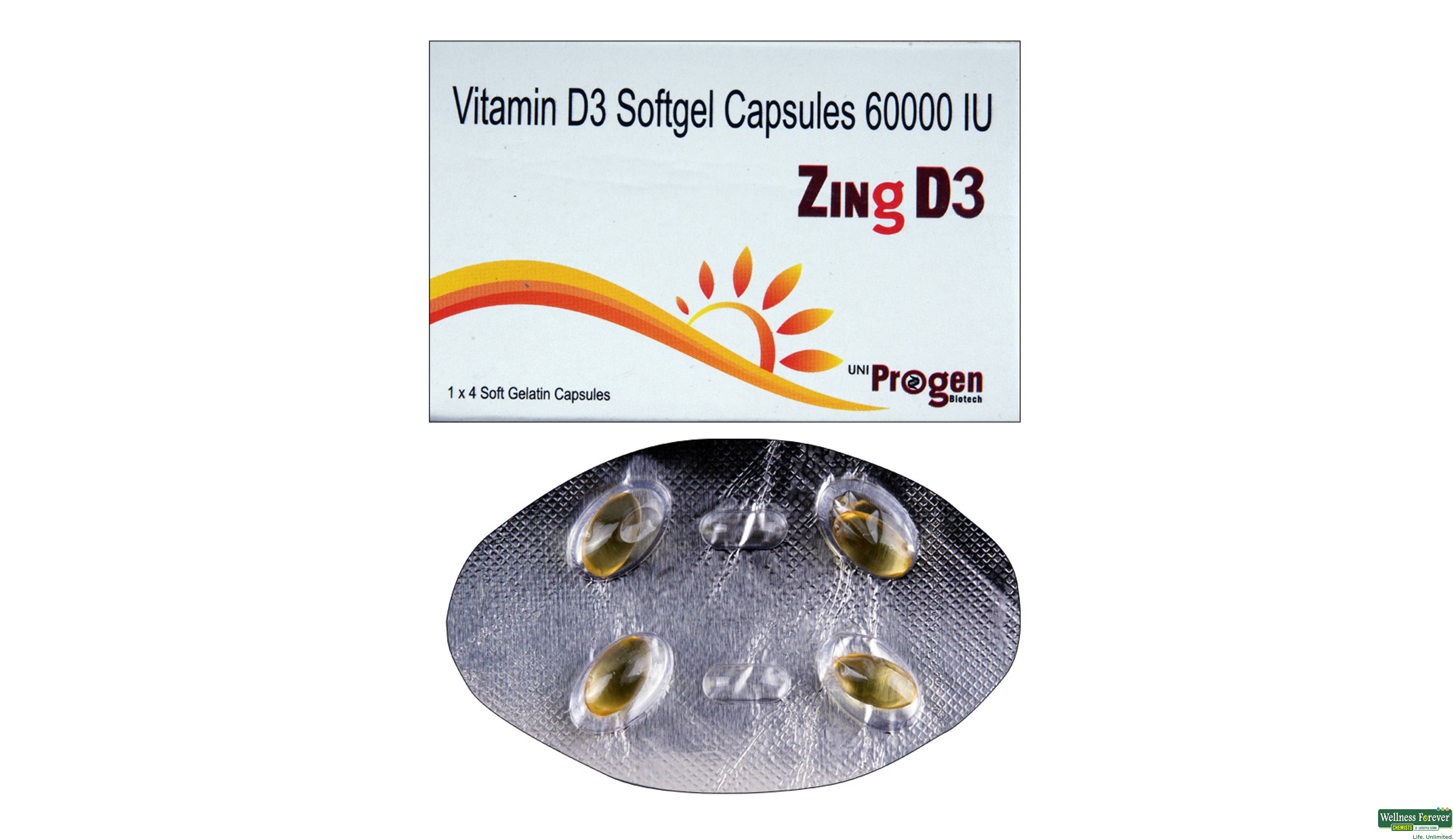 ZING-D3 60000IU 4CAP- 1, 4CAP, 