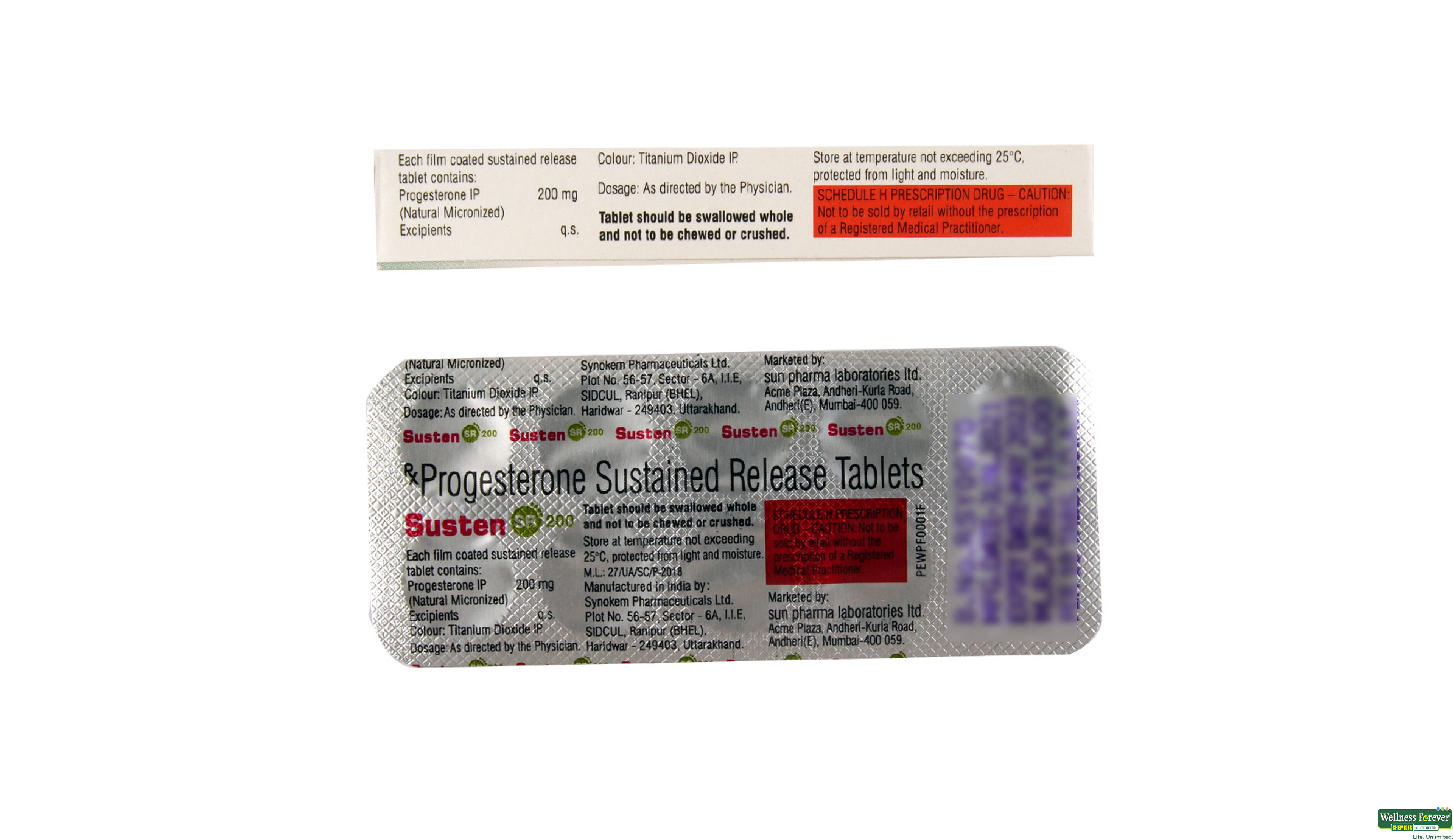 SUSTEN-SR 200MG 10TAB- 2, 10TAB, 