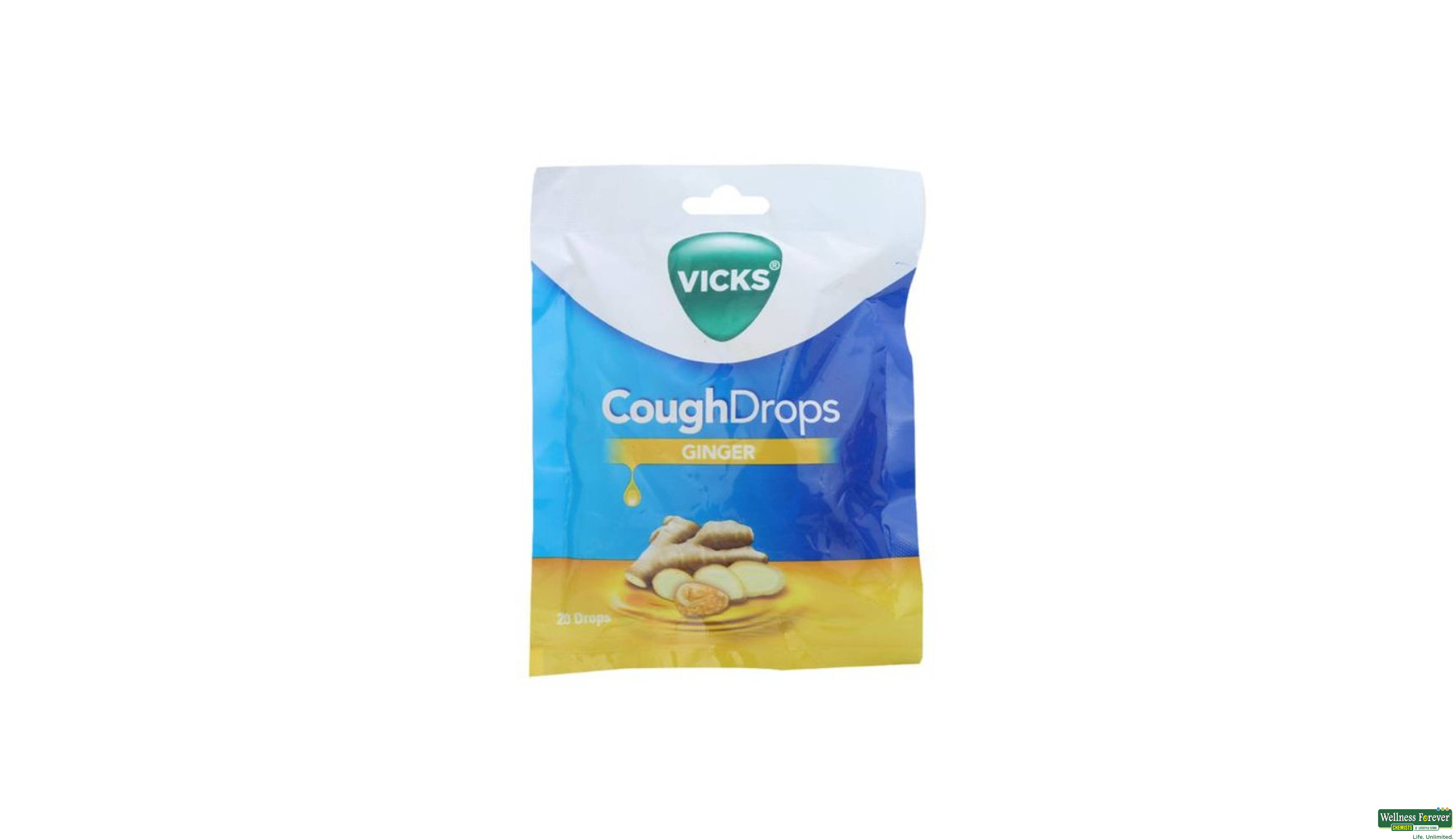 CARE COUGH DROP GINGER/LEMON 1PC- 1, 1PC, 